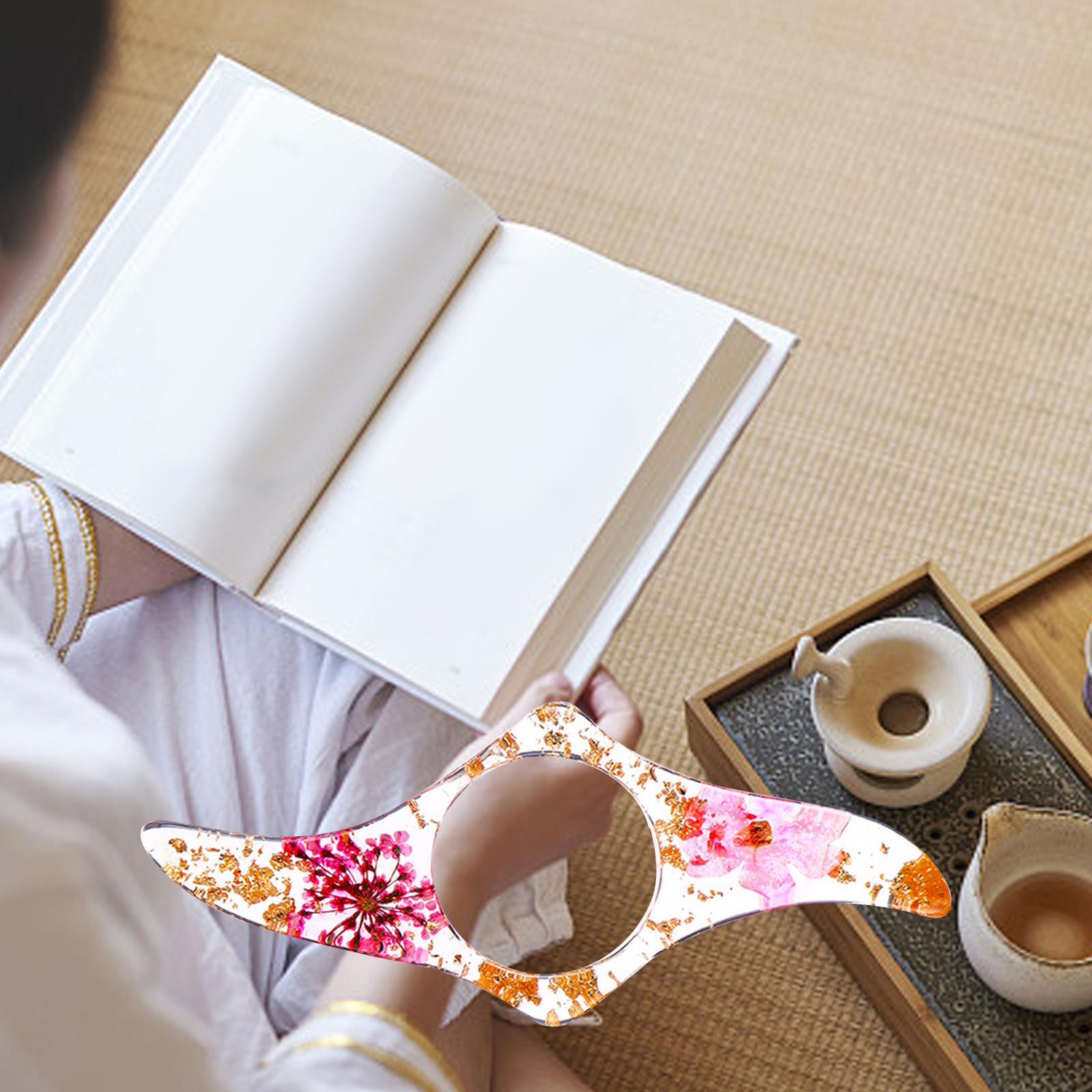 Book Page Holder Book Reading Accessories Bookmark Gift for Literary Purple