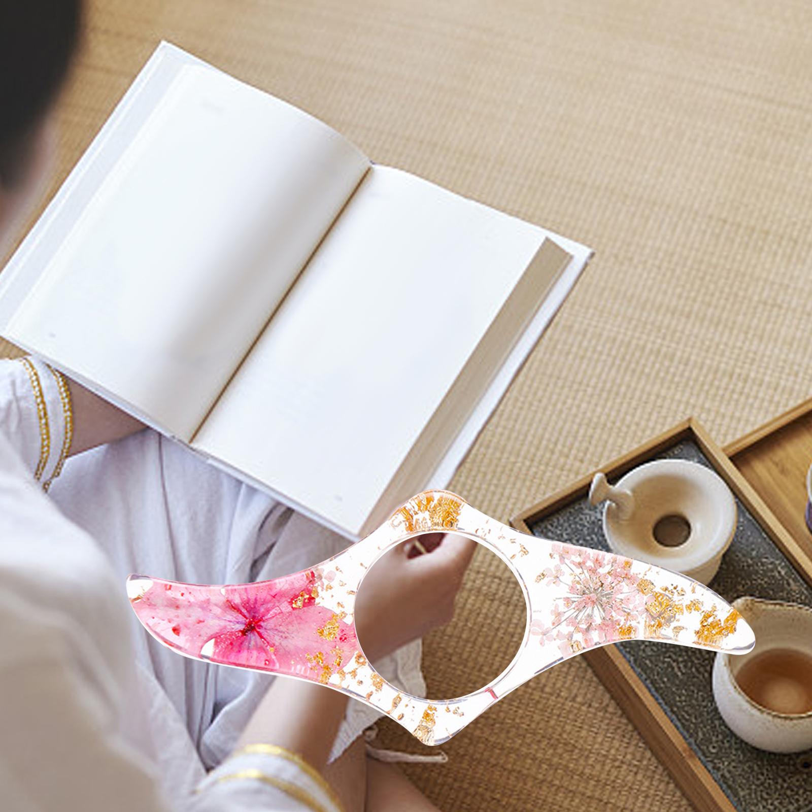 Book Page Holder Book Reading Accessories Bookmark Gift for Literary Pink
