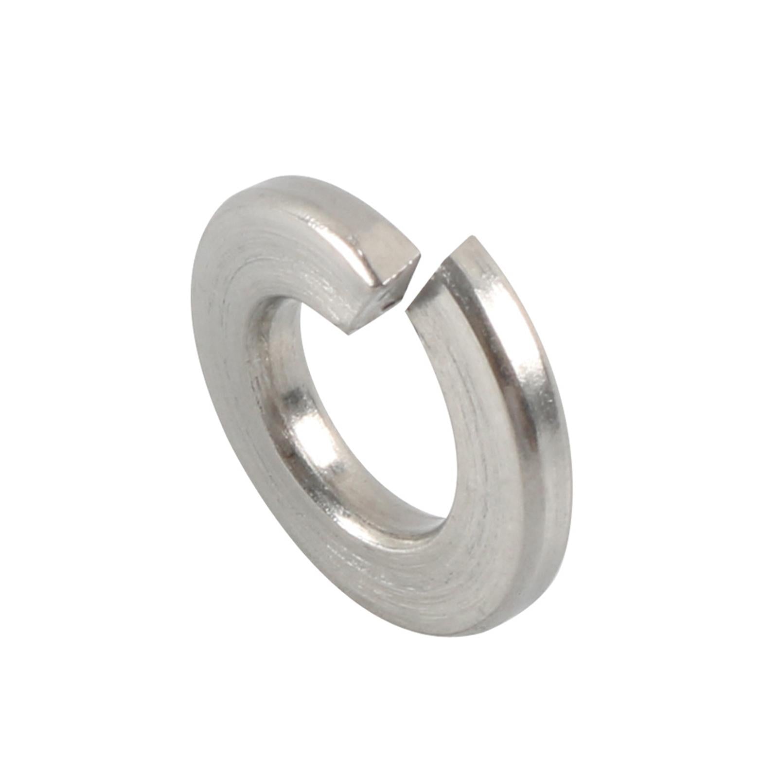 250Pcs 304 Stainless Steel Lock Washers Assortment Hardware for DIY Projects
