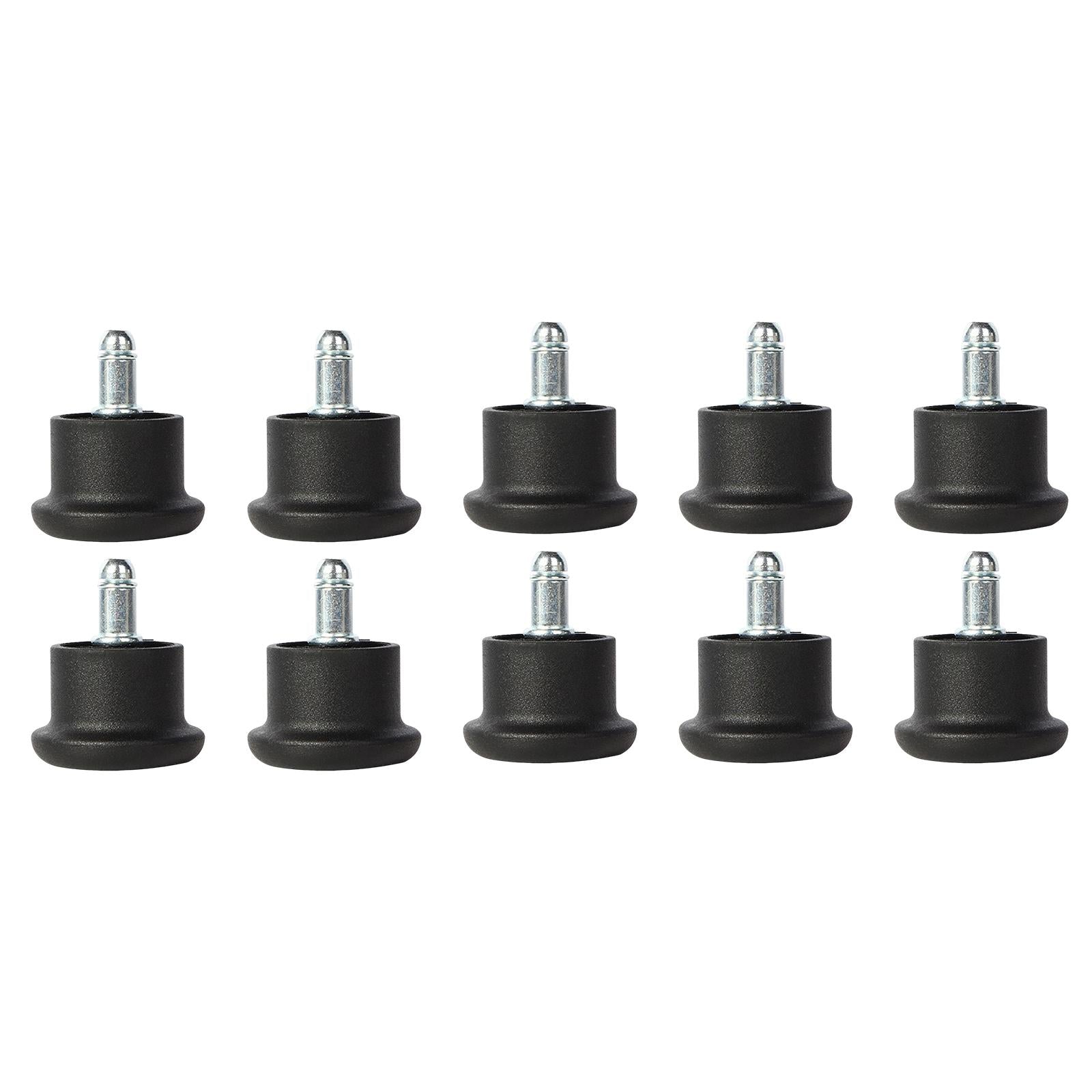 10Pcs Chair Glides to Replace Casters Office Chair Glides for Sofa Furniture
