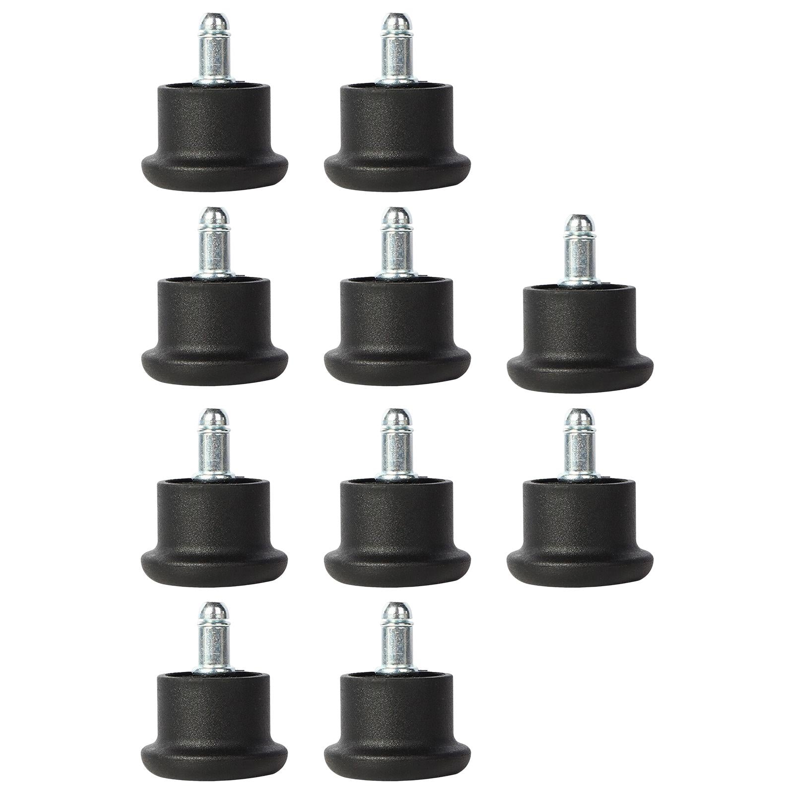 10Pcs Chair Glides to Replace Casters Office Chair Glides for Sofa Furniture
