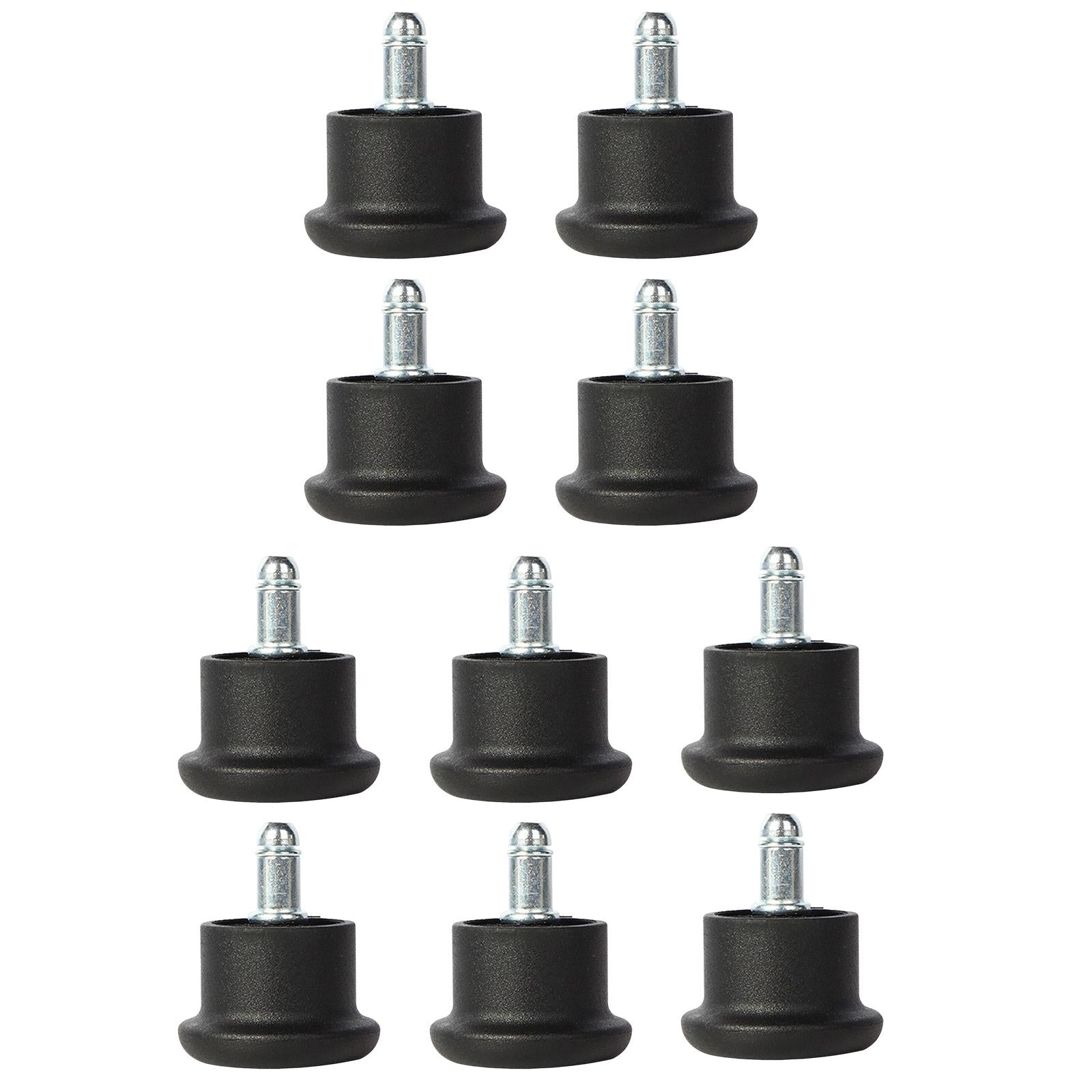 10Pcs Chair Glides to Replace Casters Office Chair Glides for Sofa Furniture