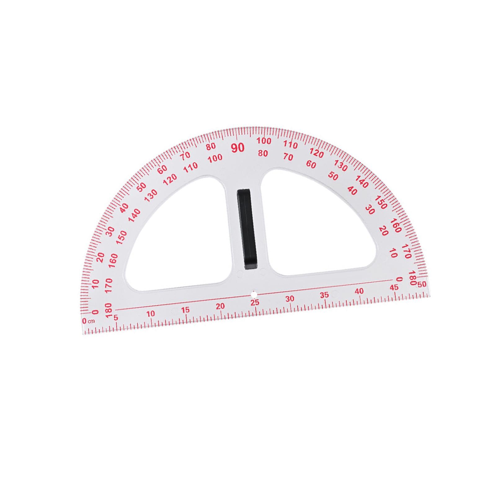 Protractor Math Protractor with Removable Handle Carpenter 19.69inch Drawing