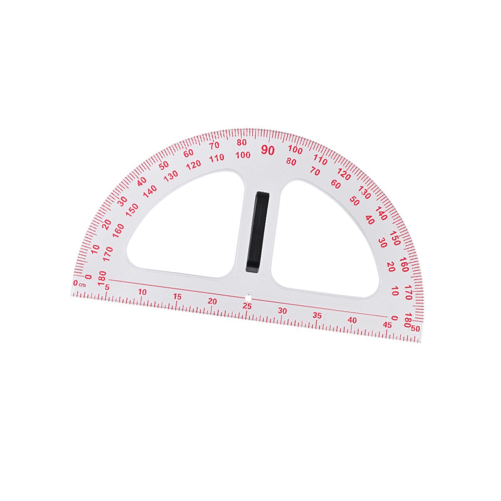 Protractor Math Protractor with Removable Handle Carpenter 19.69inch Drawing