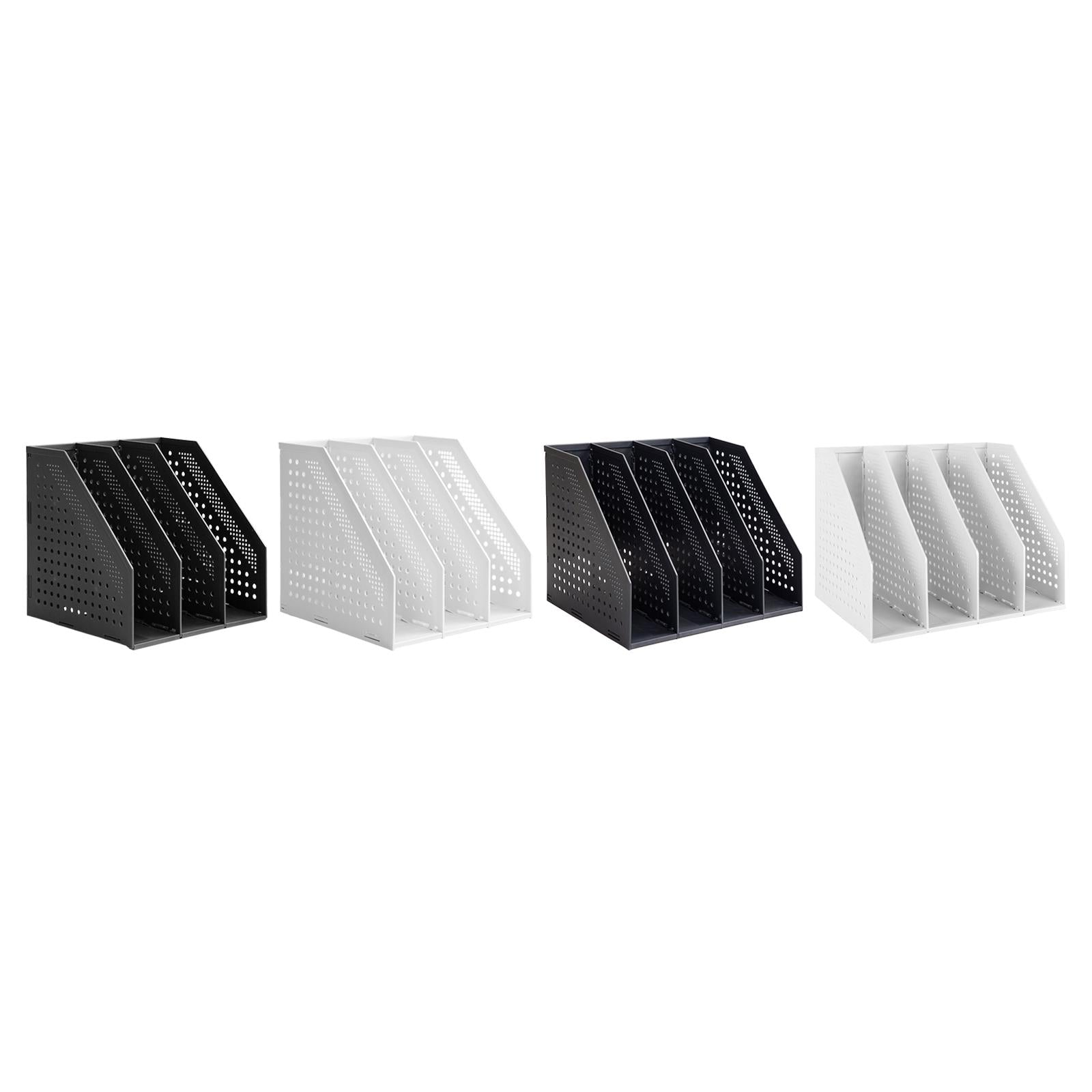 Magazine File Organiser Portable Storage Bookshelf for school office Desktop A