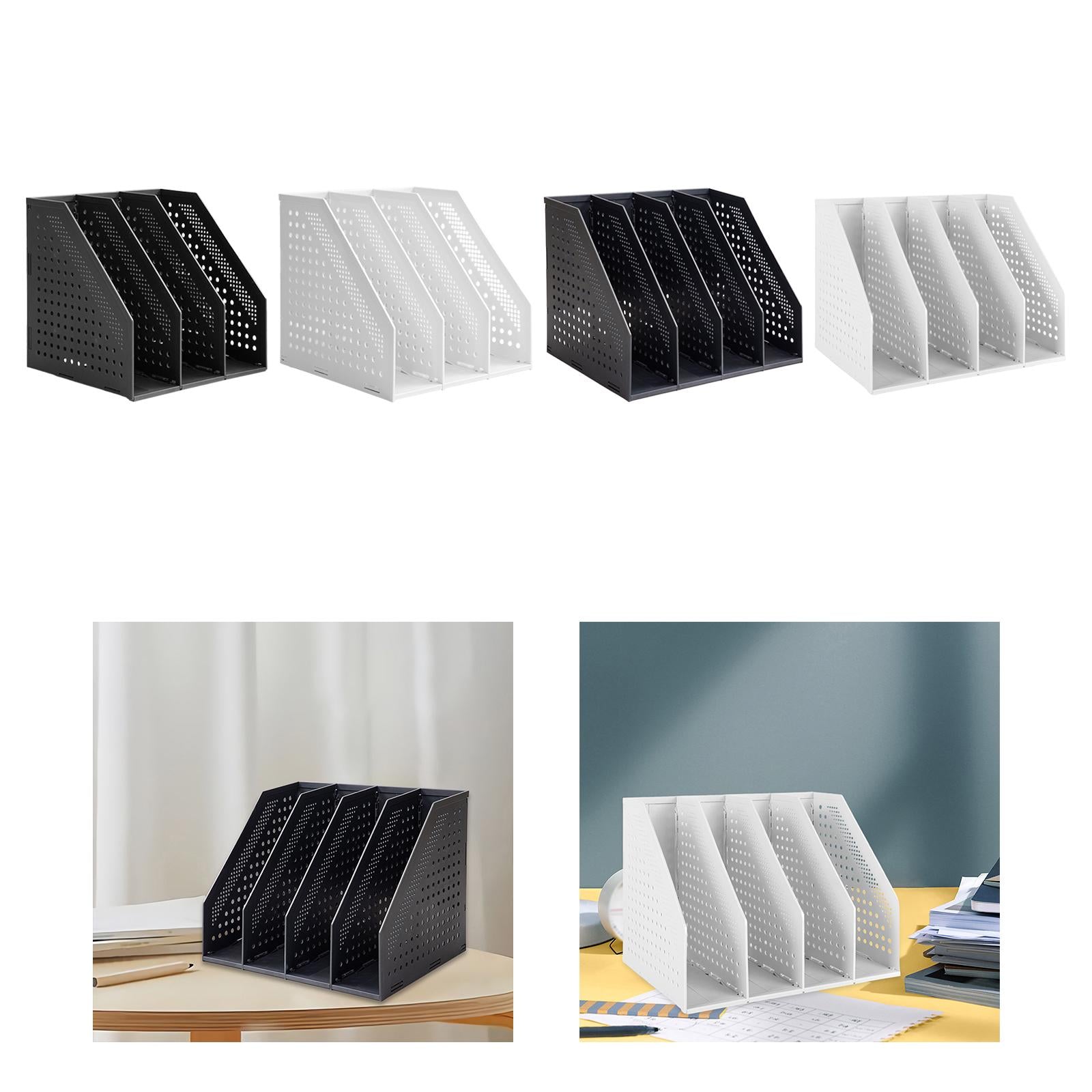 Magazine File Organiser Portable Storage Bookshelf for school office Desktop A