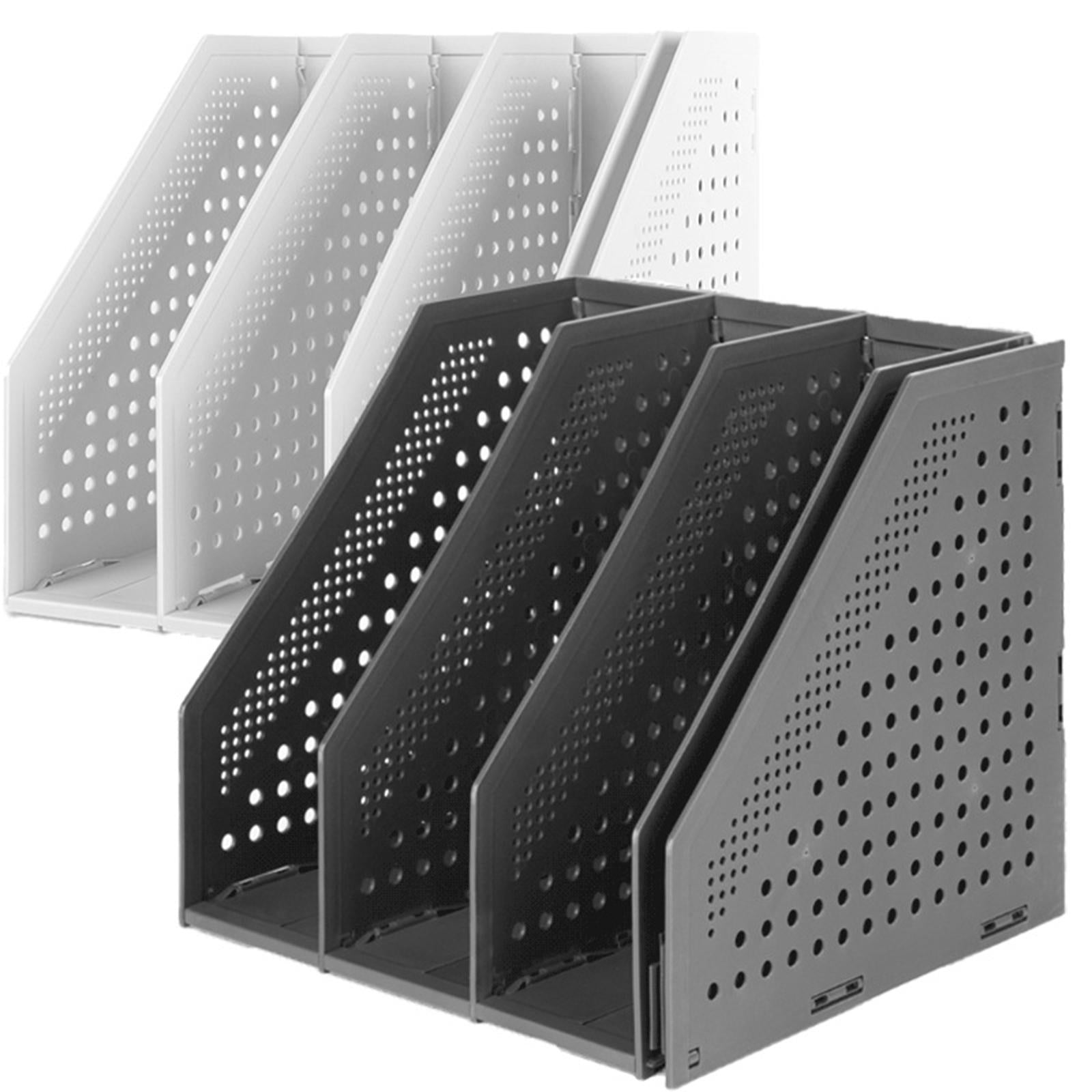 Magazine File Organiser Portable Storage Bookshelf for school office Desktop A