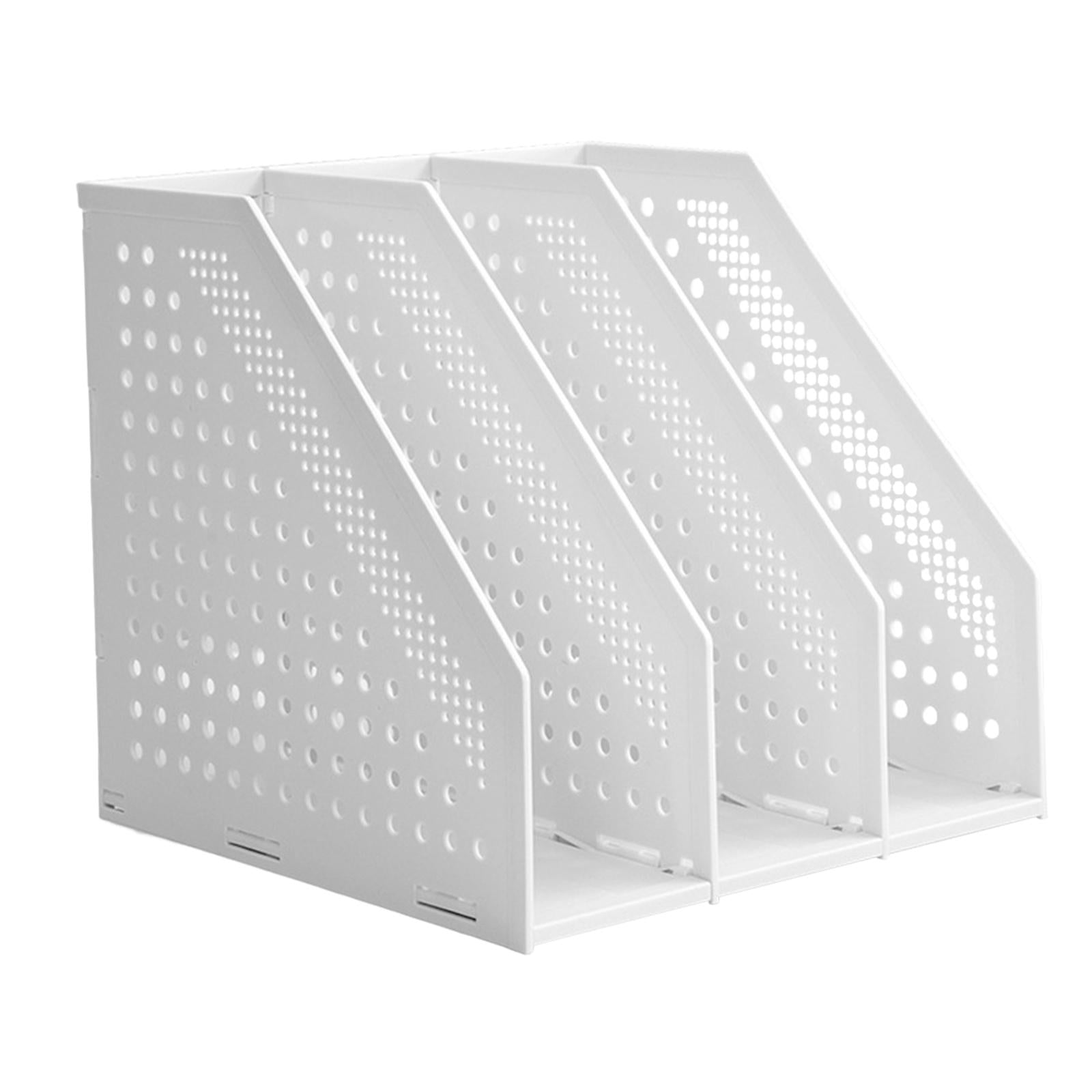 Magazine File Organiser Portable Storage Bookshelf for school office Desktop B