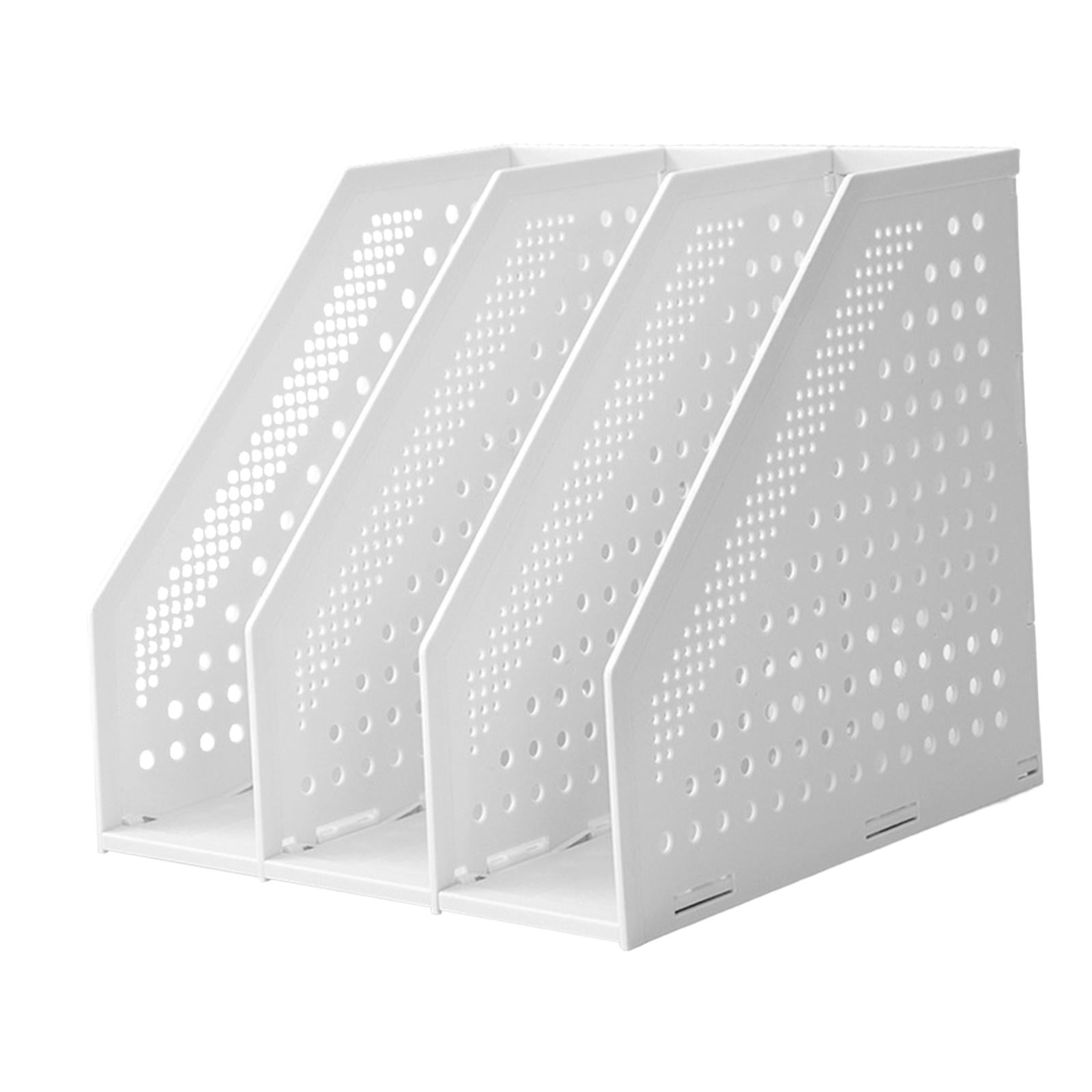 Magazine File Organiser Portable Storage Bookshelf for school office Desktop B