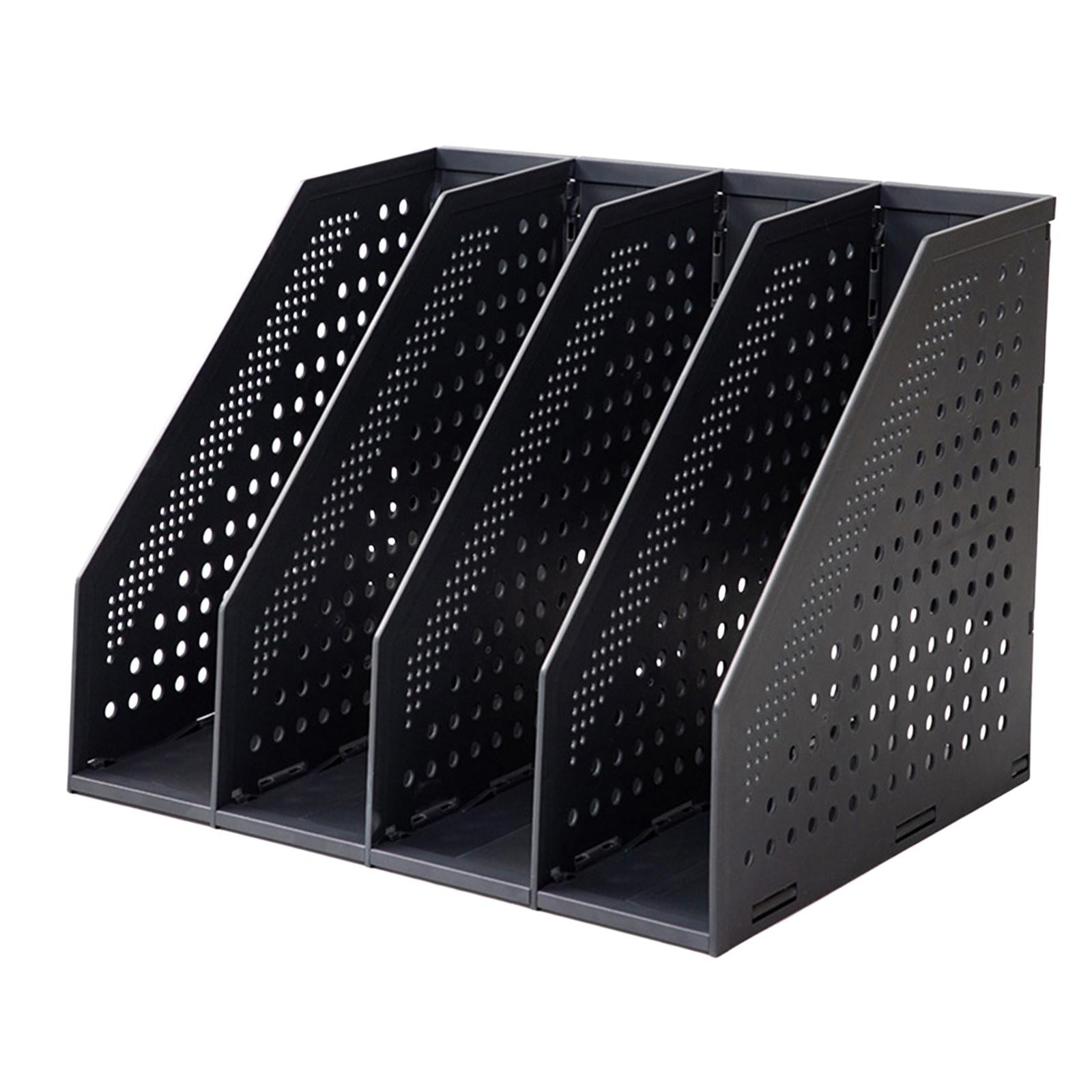 Magazine File Organiser Portable Storage Bookshelf for school office Desktop C