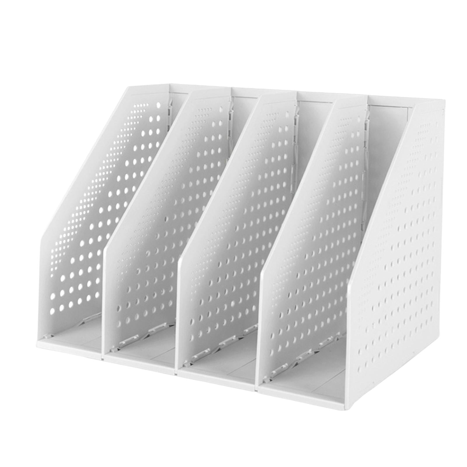 Magazine File Organiser Portable Storage Bookshelf for school office Desktop D