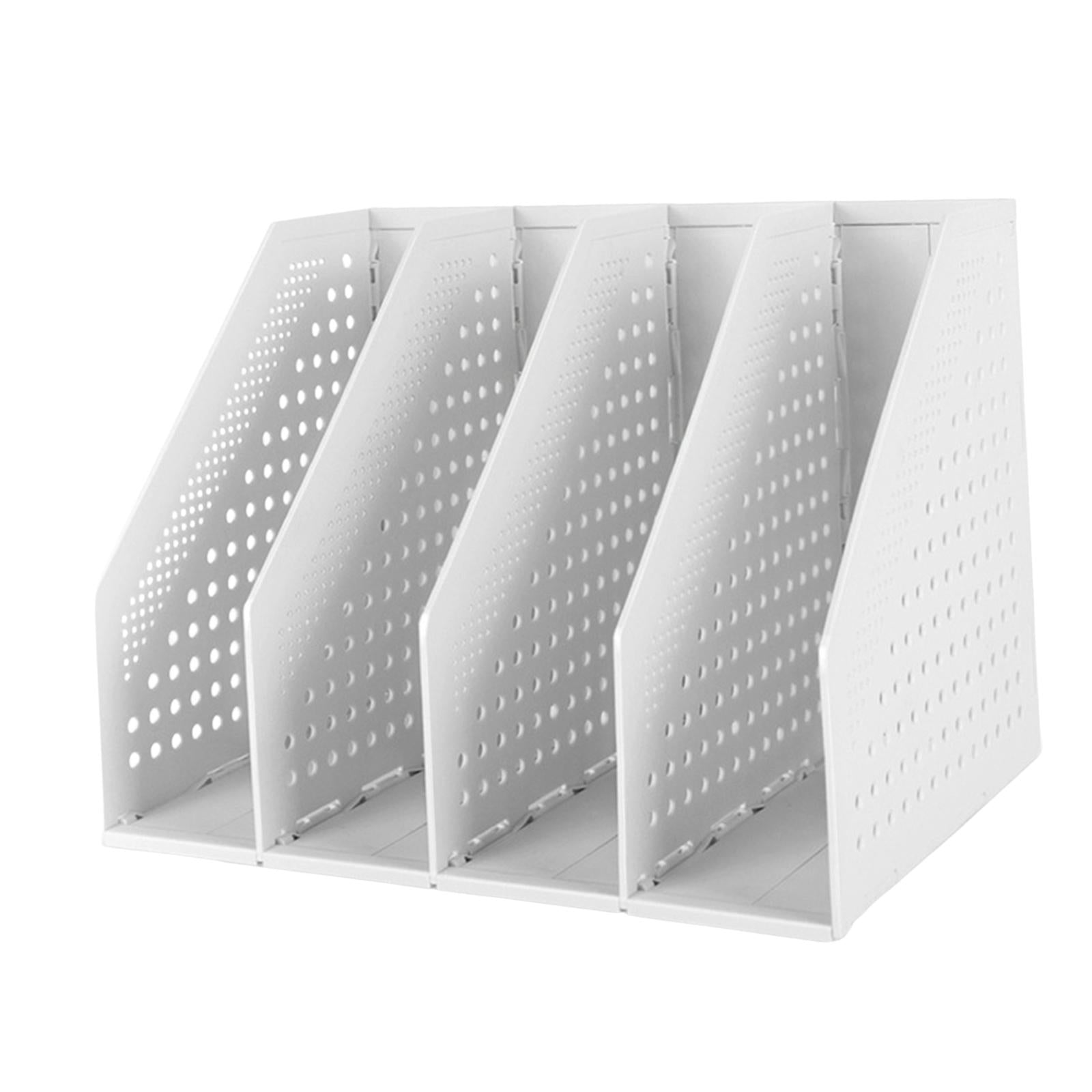Magazine File Organiser Portable Storage Bookshelf for school office Desktop D