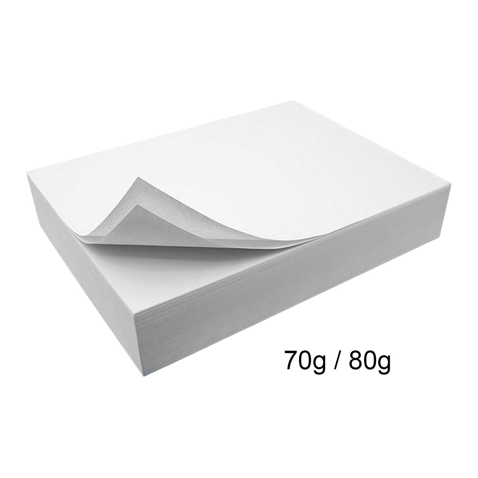 A4 Copying Paper 8.3 x 11.7" Smooth 500 Count for Home Office Reports Memos 70g"