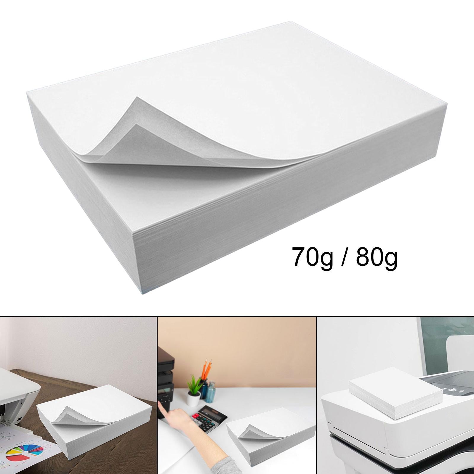 A4 Copying Paper 8.3 x 11.7" Smooth 500 Count for Home Office Reports Memos 70g"