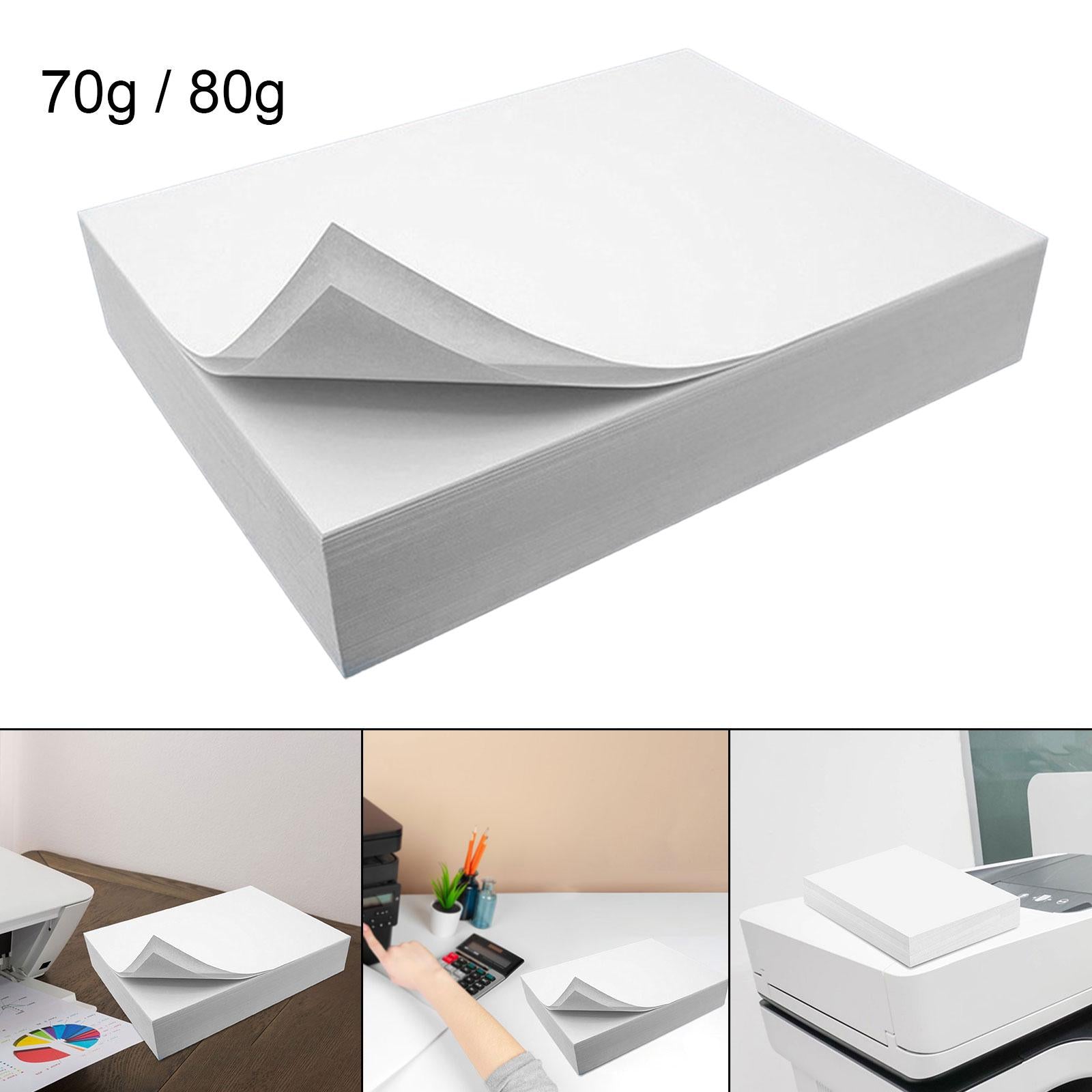 A4 Copying Paper 8.3 x 11.7" Smooth 500 Count for Home Office Reports Memos 70g"
