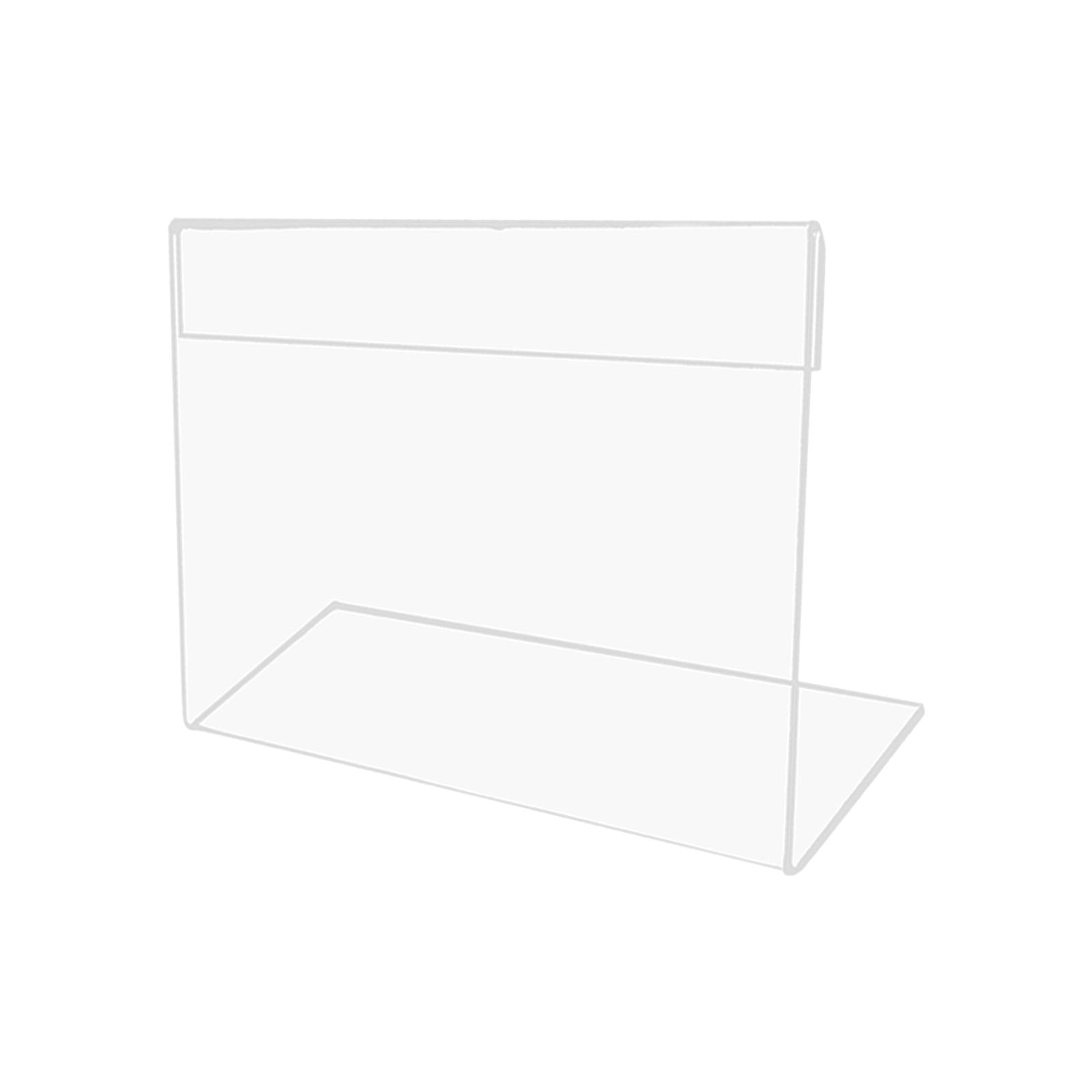 Mini Sign Display Holder Clear Desktop for Reception Office Party Decoration 4cmx7cm