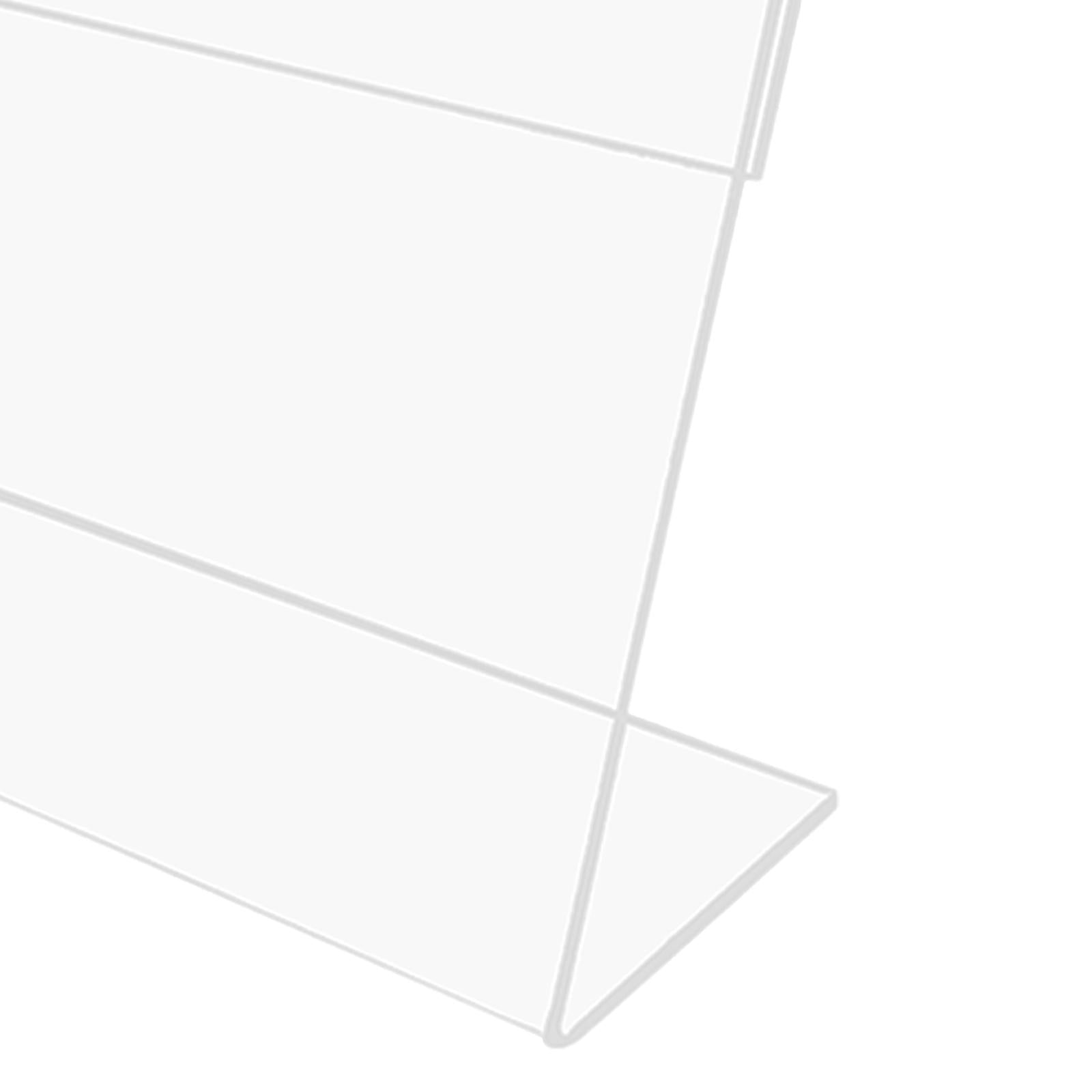 Mini Sign Display Holder Clear Desktop for Reception Office Party Decoration 4cmx7cm