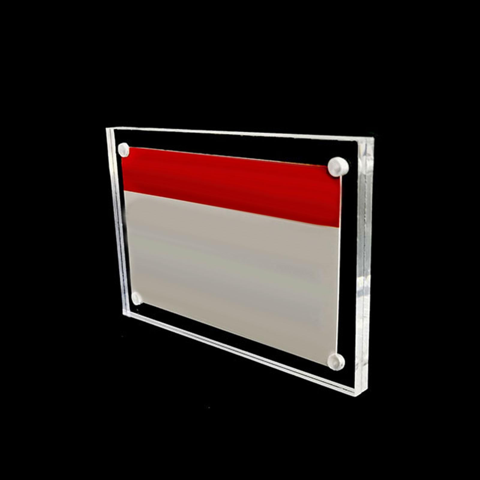 Label Holders name Card Flat Mini Label Shelf for Wedding Hotel Hotels 5.5cmx8.2cm