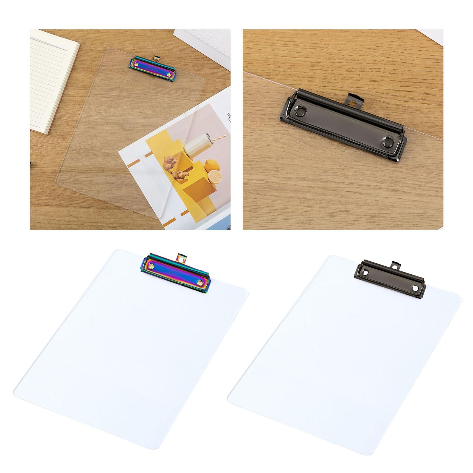 Clipboards Organizer Waterproof A4 Folder Board for Document Office Homework color