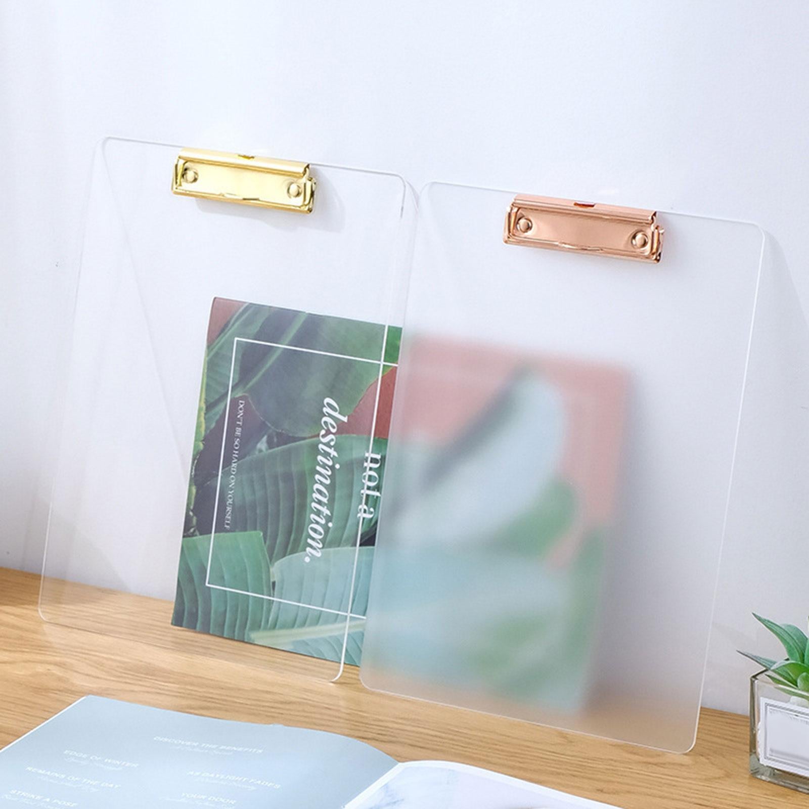 Clipboards Organizer Waterproof A4 Folder Board for Document Office Homework color