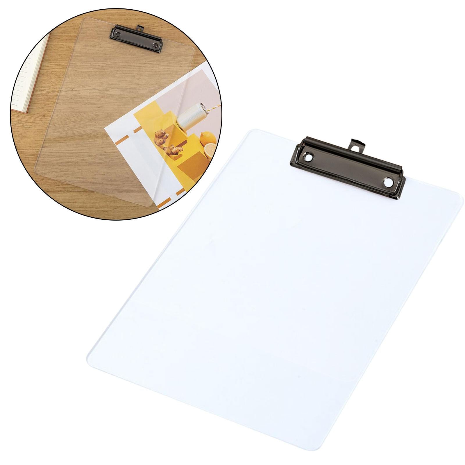 Clipboards Organizer Waterproof A4 Folder Board for Document Office Homework black