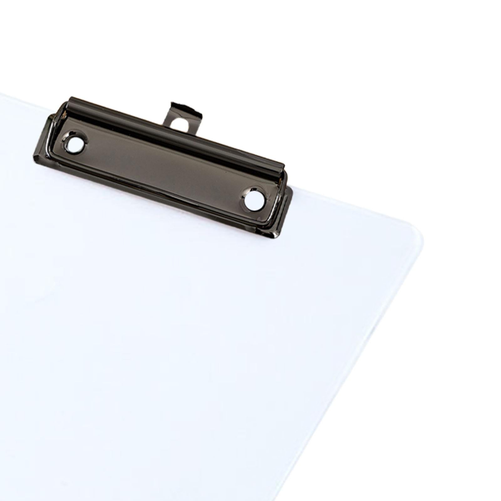 Clipboards Organizer Waterproof A4 Folder Board for Document Office Homework black