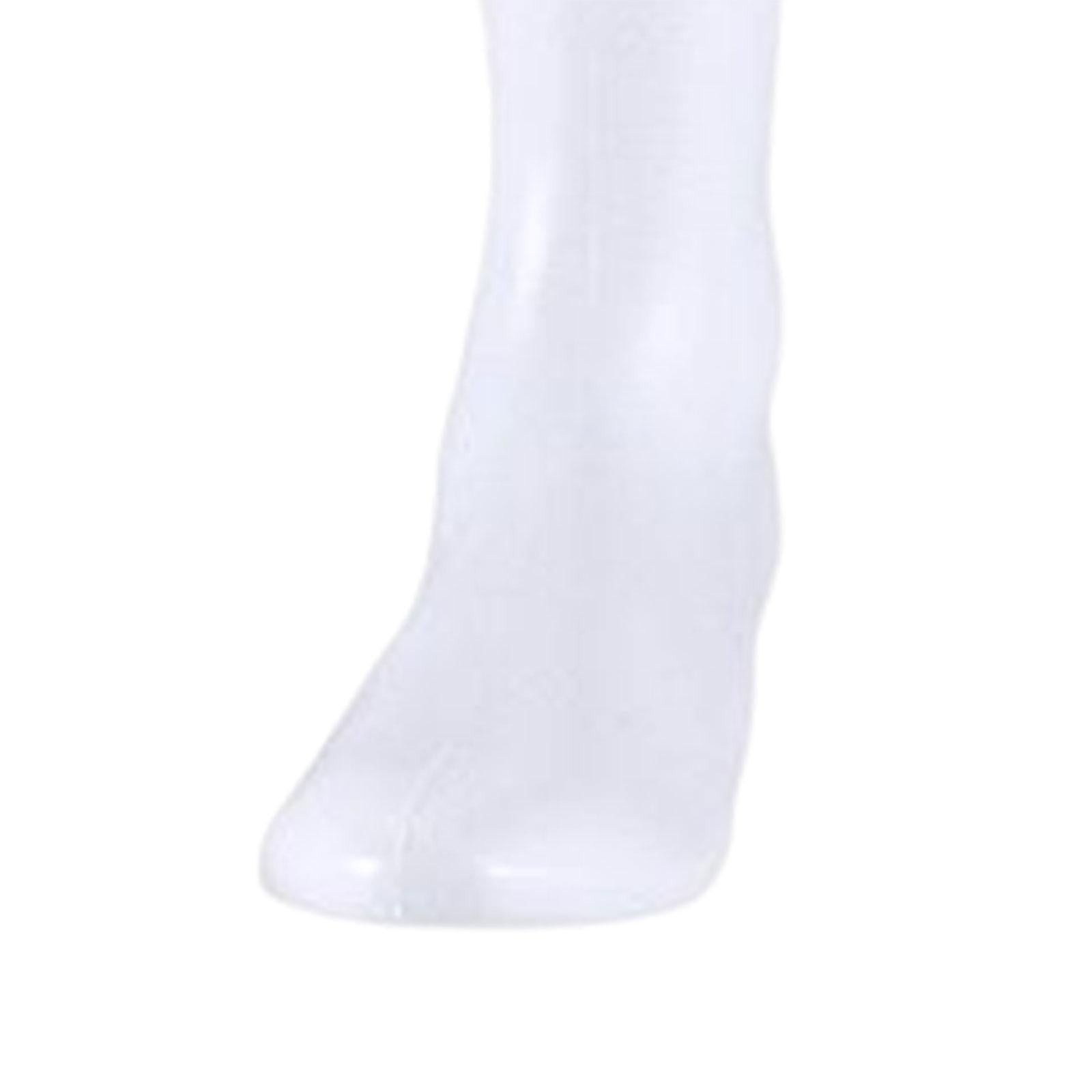 Lifesize Female Mannequin Foot Photography Accessories for Socks Chains Shop White