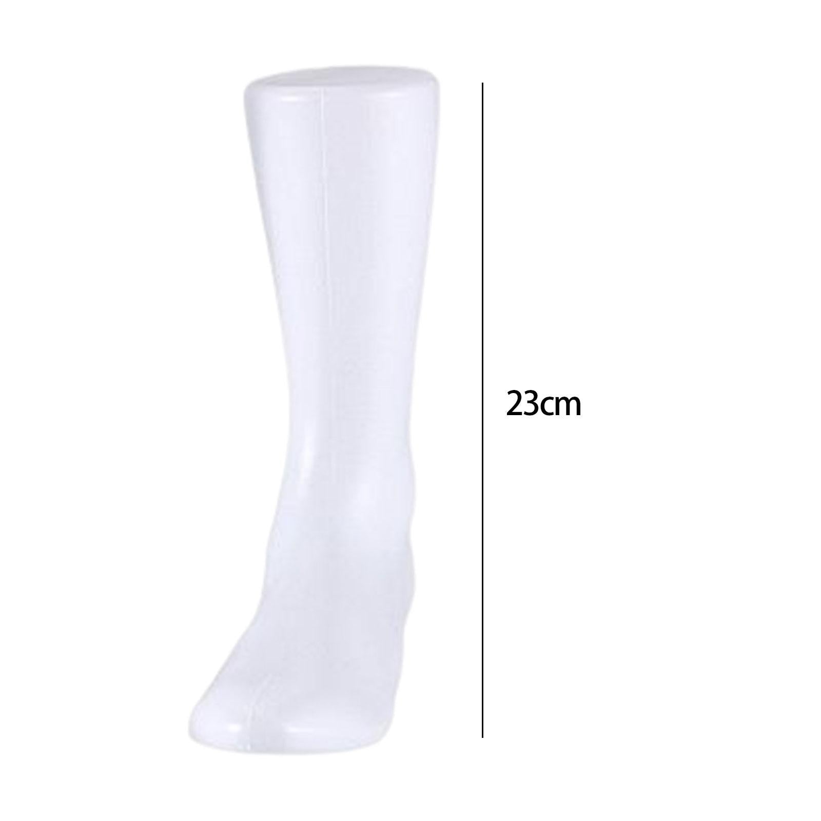 Lifesize Female Mannequin Foot Photography Accessories for Socks Chains Shop White