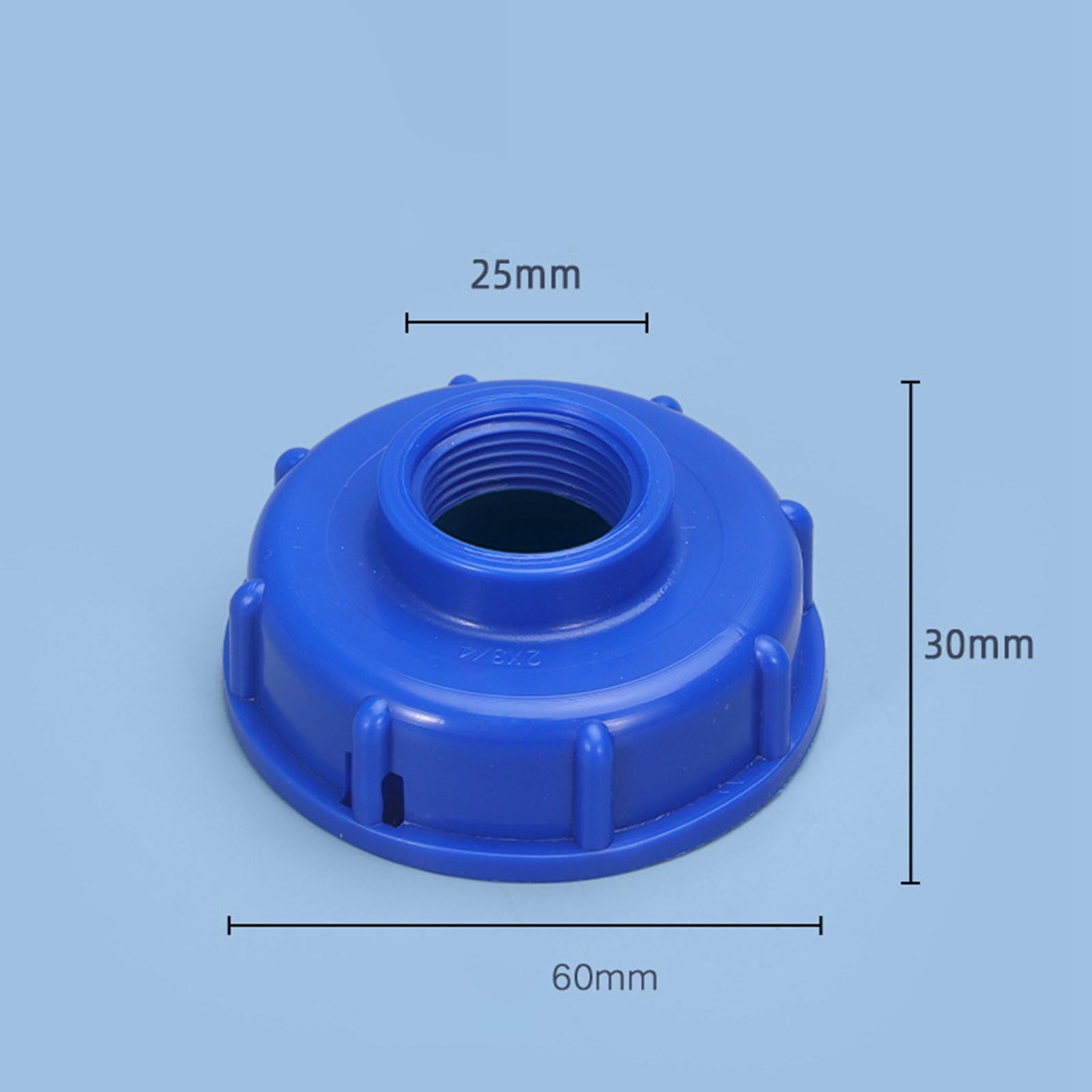 Garden Hose Connector IBC Tank Valve for Hose Connector Accessory Greenhouse Blue DN20