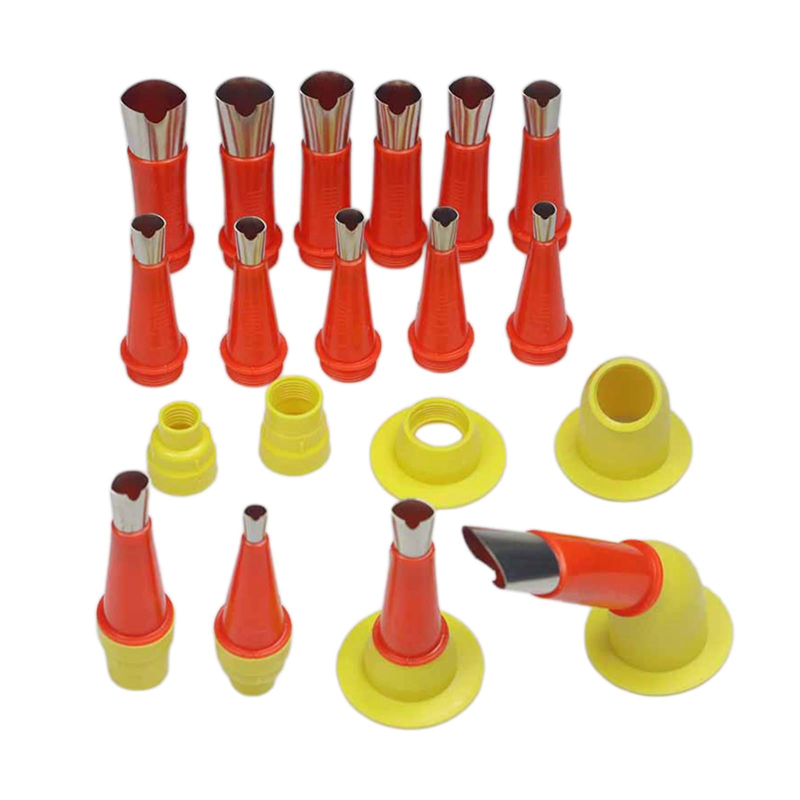 Caulking Caulk Nozzle Applicator with Base Sealant Finishing Tools for Doors 23pcs