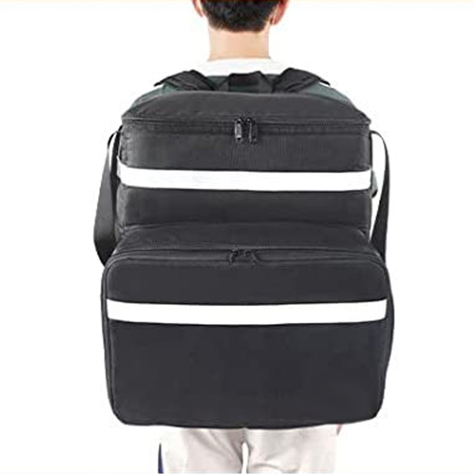 Expandable Catering Cooler Bag Thermal Food Bag for Car Delivery Bike Picnic