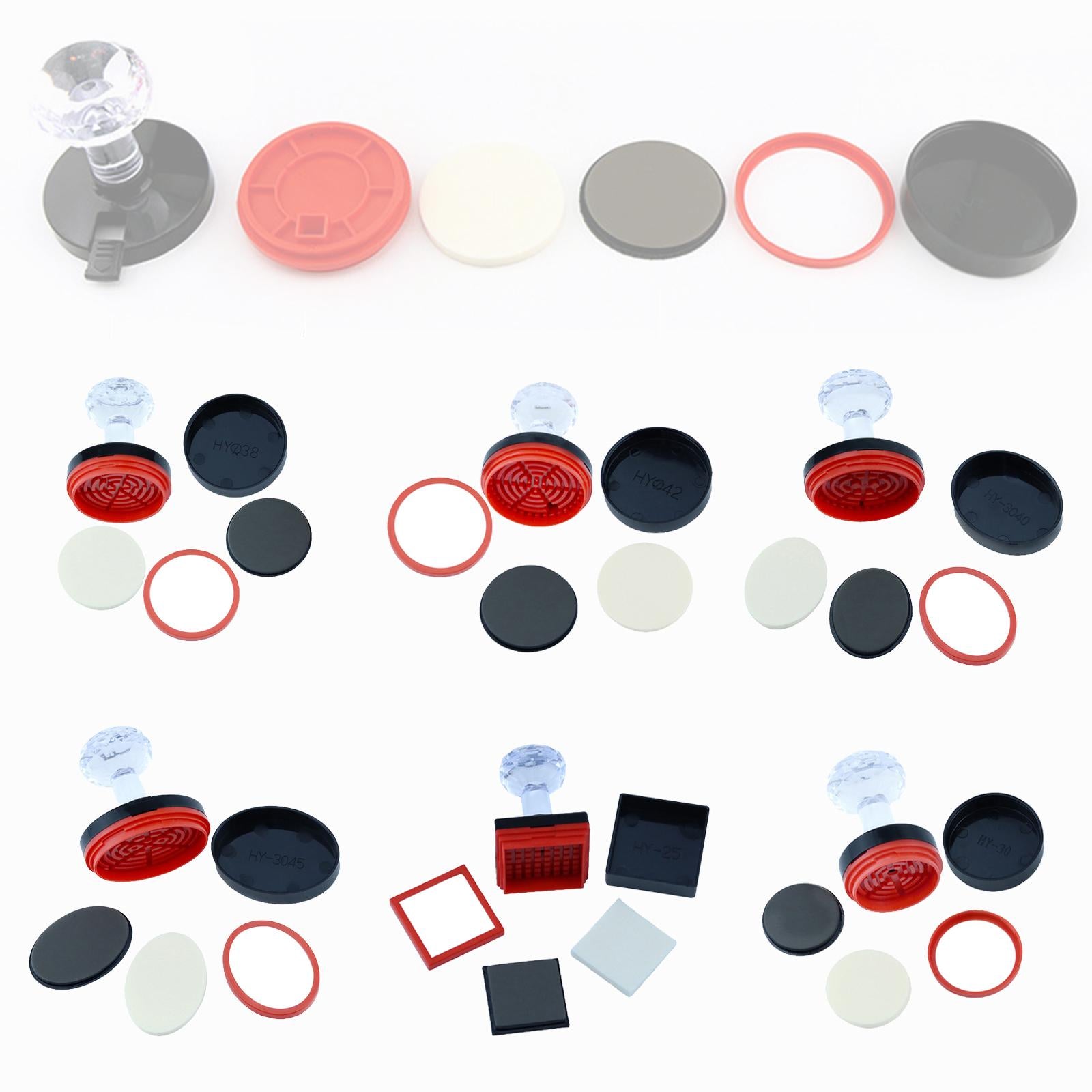 Empty Sealing Stamp Decoration Gifts School Seal Decor DIY Chicken Egg Labels Round 38mm