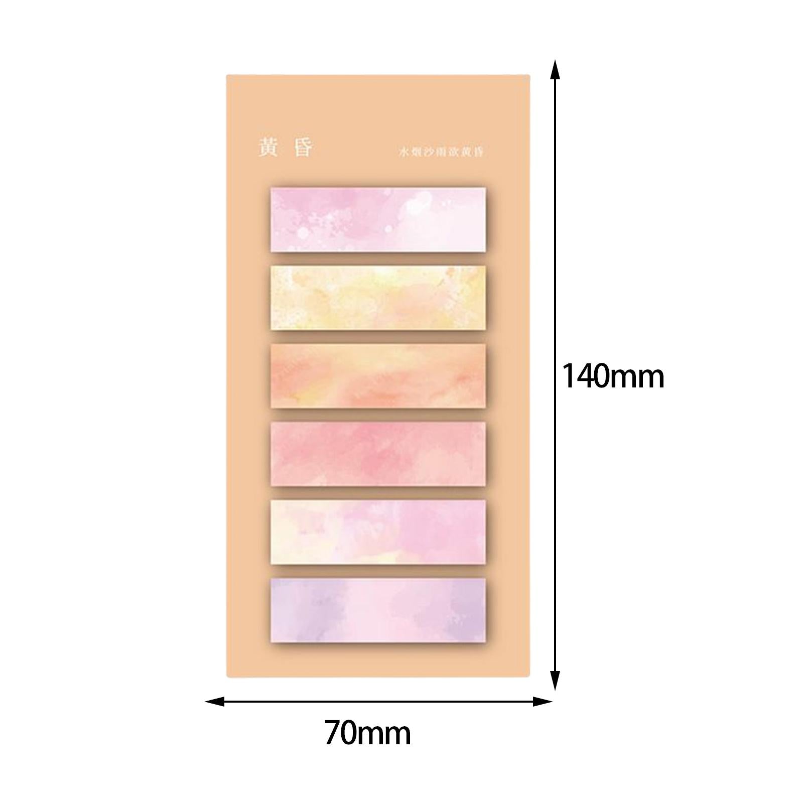 Page Marker Writable Handwritten Sticky Notes Tabs for Catalogs files Diaries Style B