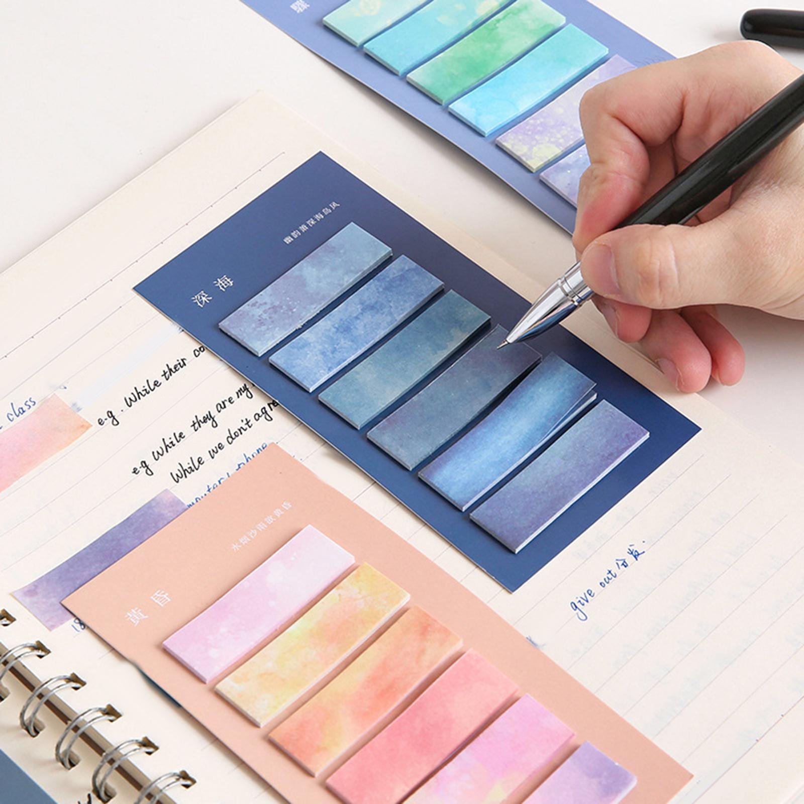 Page Marker Writable Handwritten Sticky Notes Tabs for Catalogs files Diaries Style B