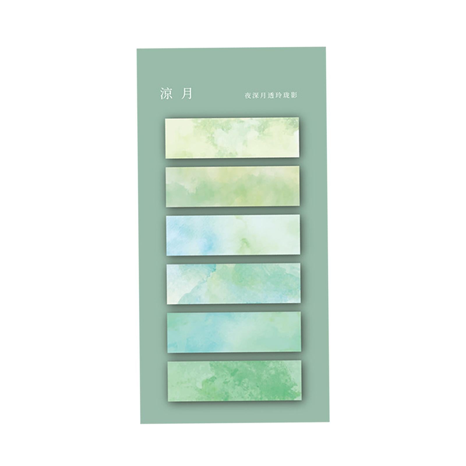Page Marker Writable Handwritten Sticky Notes Tabs for Catalogs files Diaries Style E