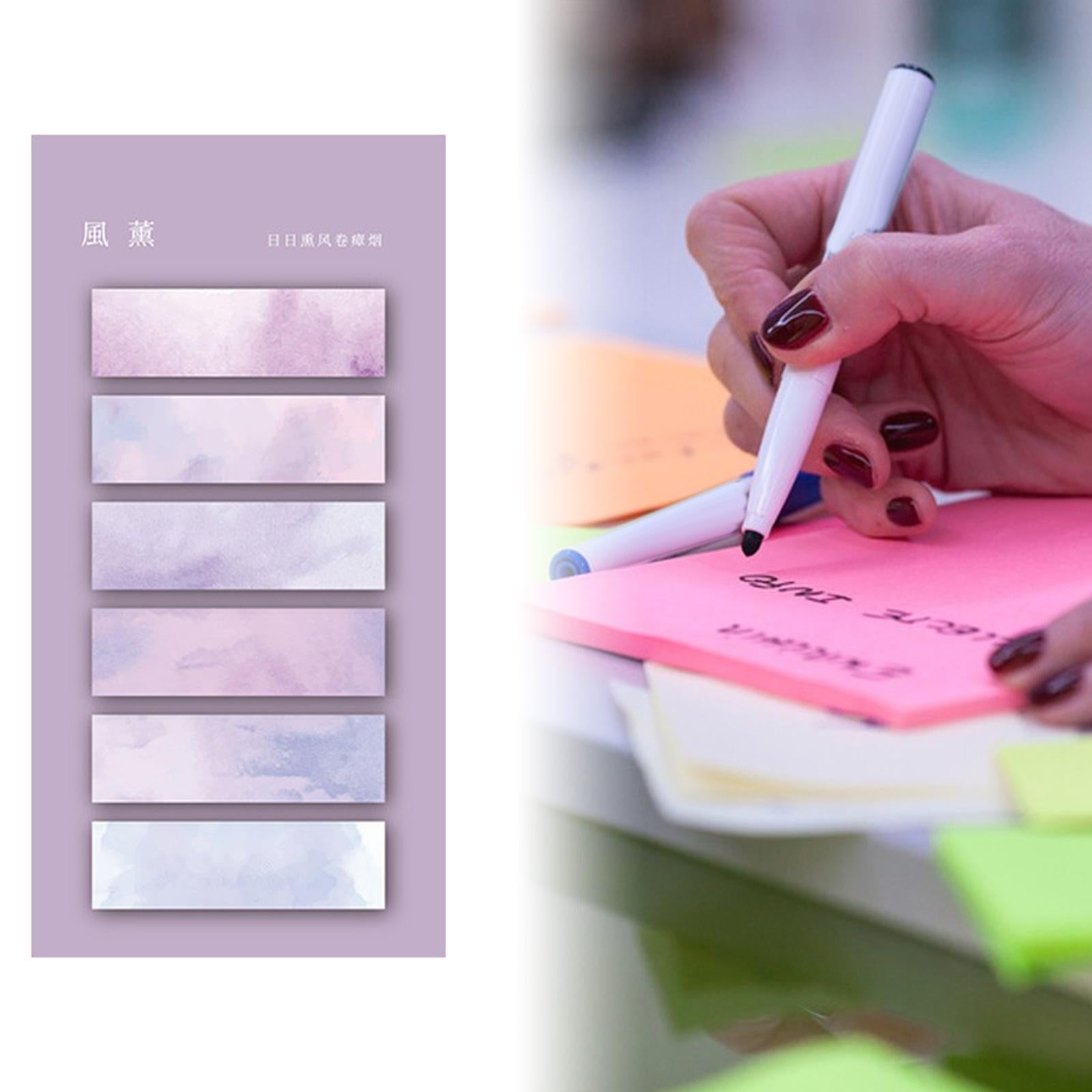 Page Marker Writable Handwritten Sticky Notes Tabs for Catalogs files Diaries Style F
