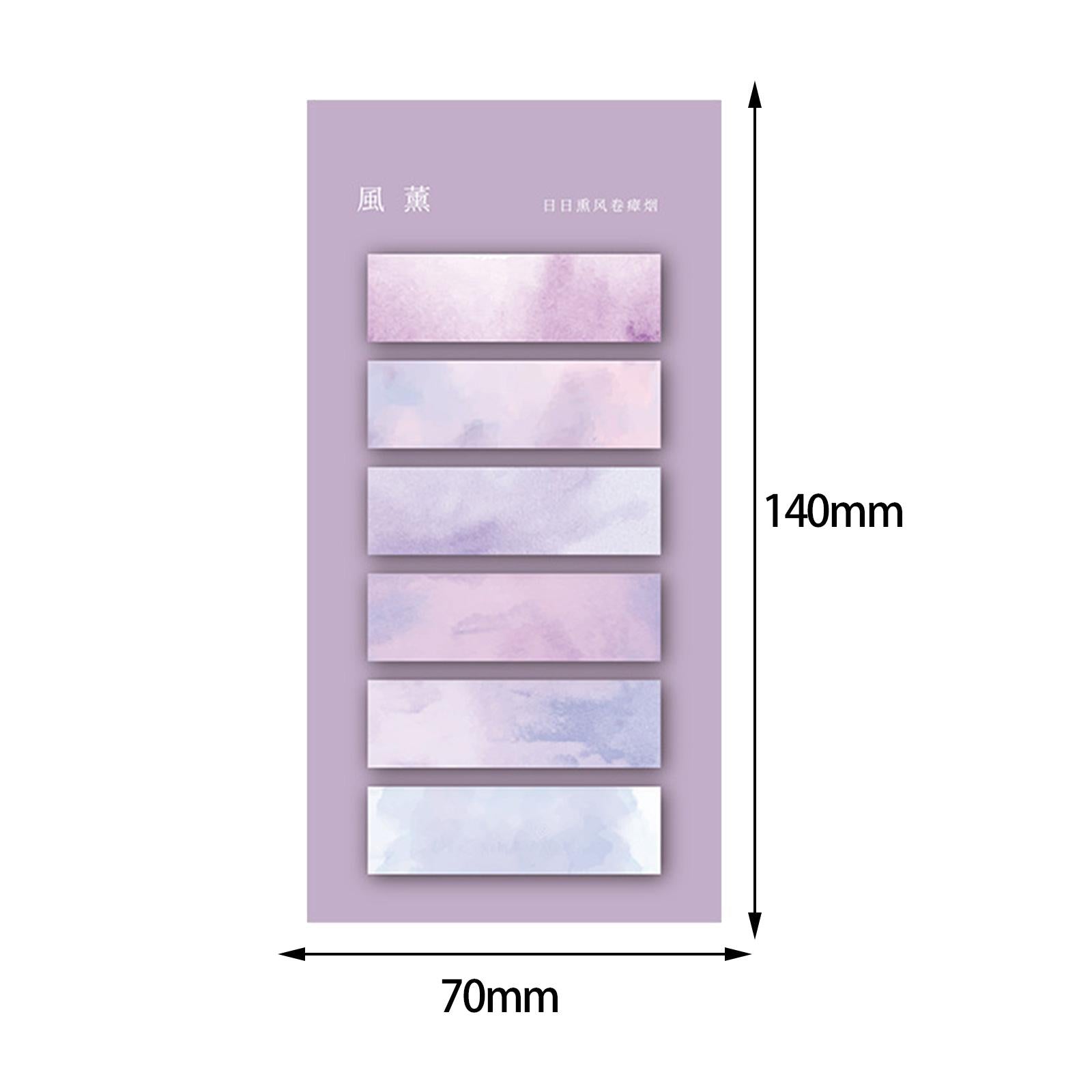 Page Marker Writable Handwritten Sticky Notes Tabs for Catalogs files Diaries Style F