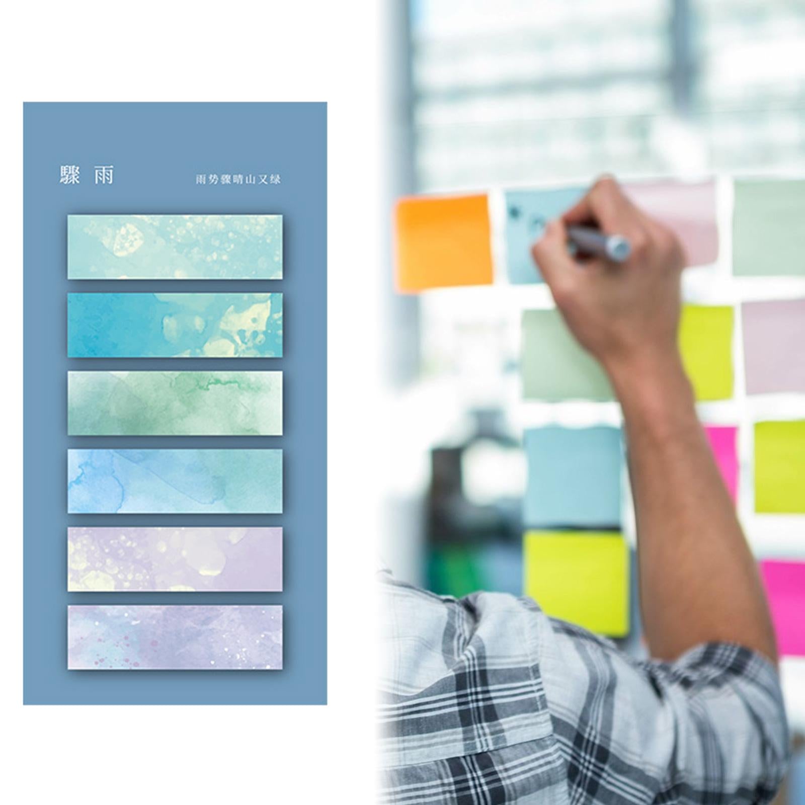 Page Marker Writable Handwritten Sticky Notes Tabs for Catalogs files Diaries Style H