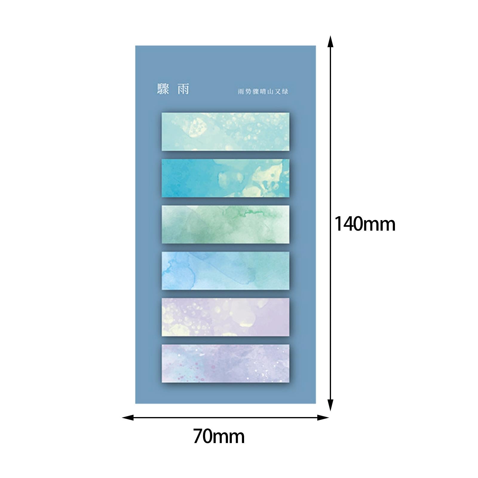 Page Marker Writable Handwritten Sticky Notes Tabs for Catalogs files Diaries Style H