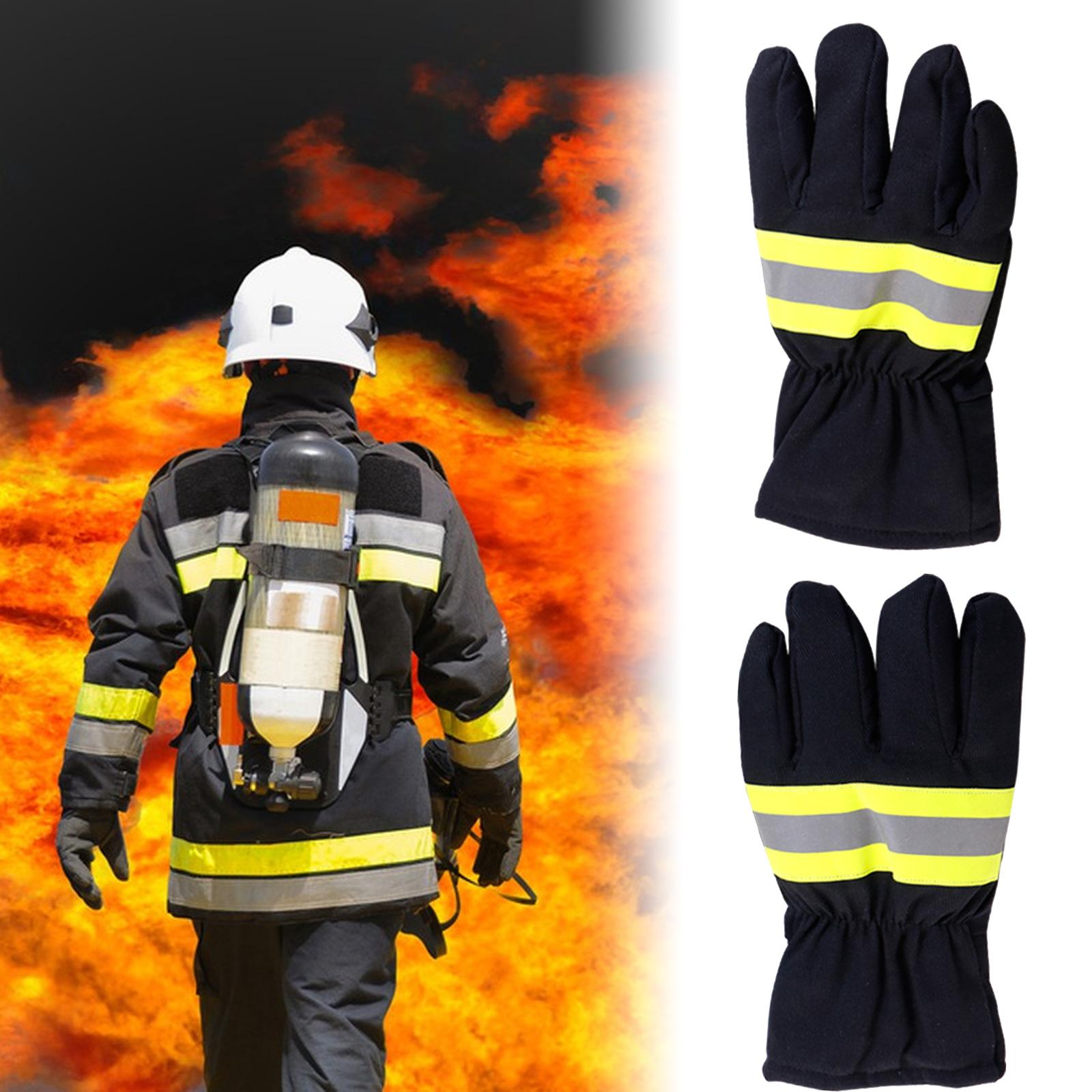Work Gloves Reflective Welding Gloves Rescue Extrication Glove for Women Men