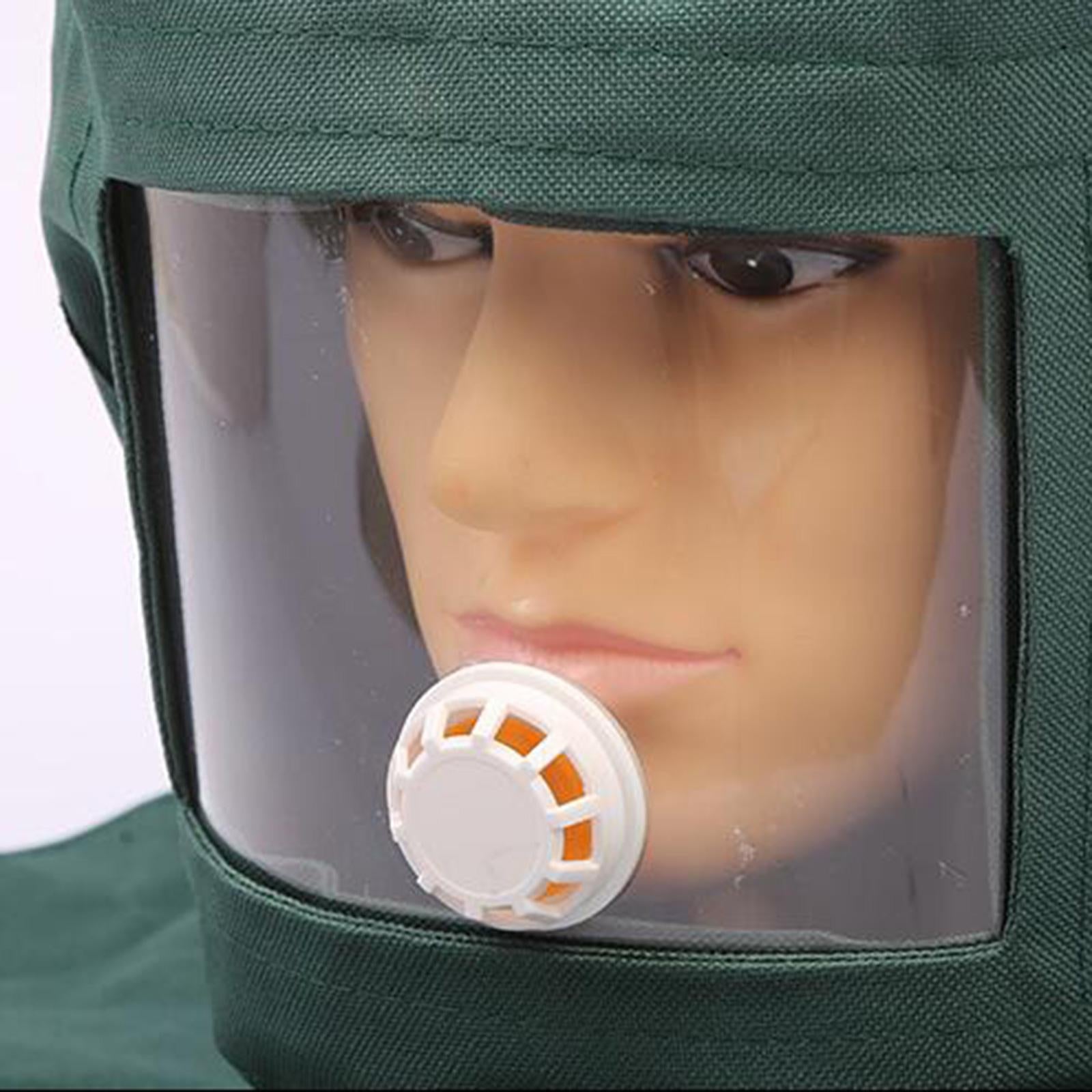 Sandblasting Hood Professional Attachments Cloak Sandblasting Helmets Lenses
