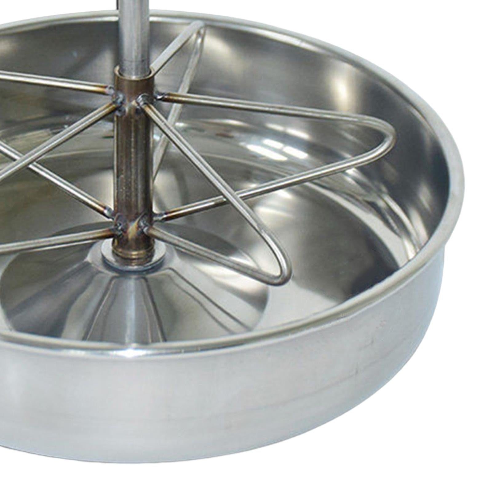Pig Food Trough Mountable Heavy Duty Basin Pig Waterer for Poultry Pet Cattl