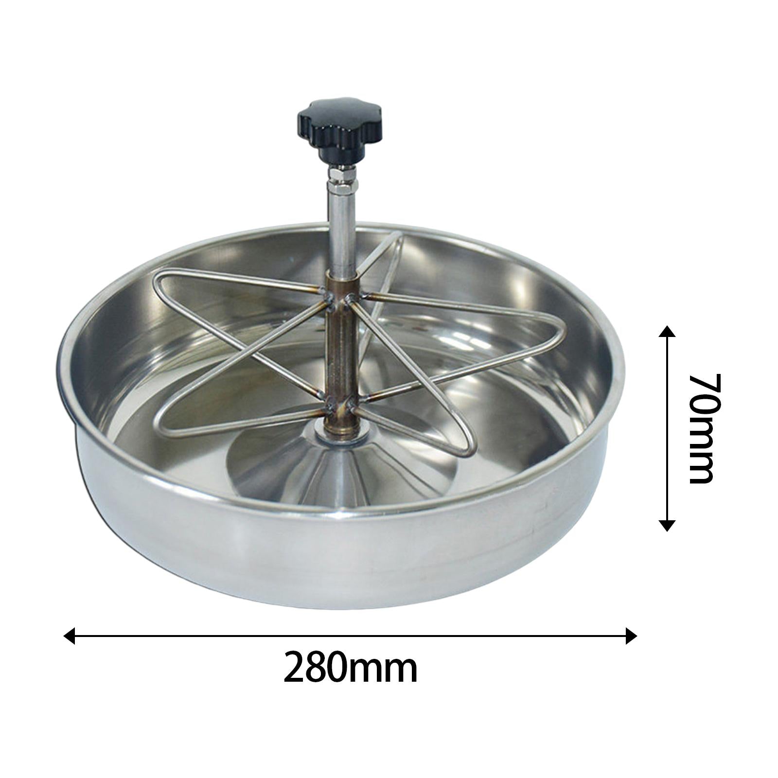 Pig Food Trough Mountable Heavy Duty Basin Pig Waterer for Poultry Pet Cattl