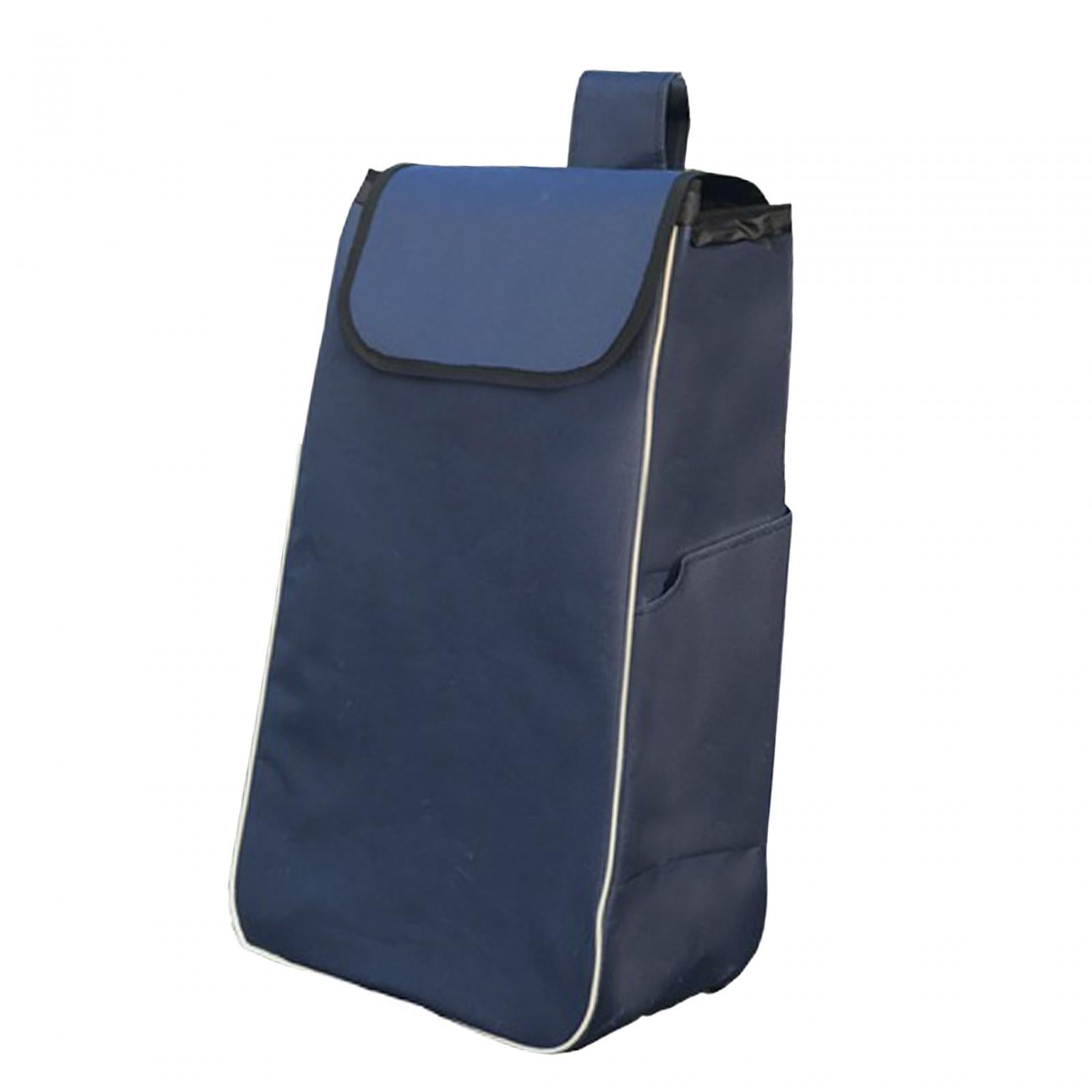 Shopping Cart Replacement Storage Bag Waterproof Durable Lightweight Folding Dark Blue Thickened