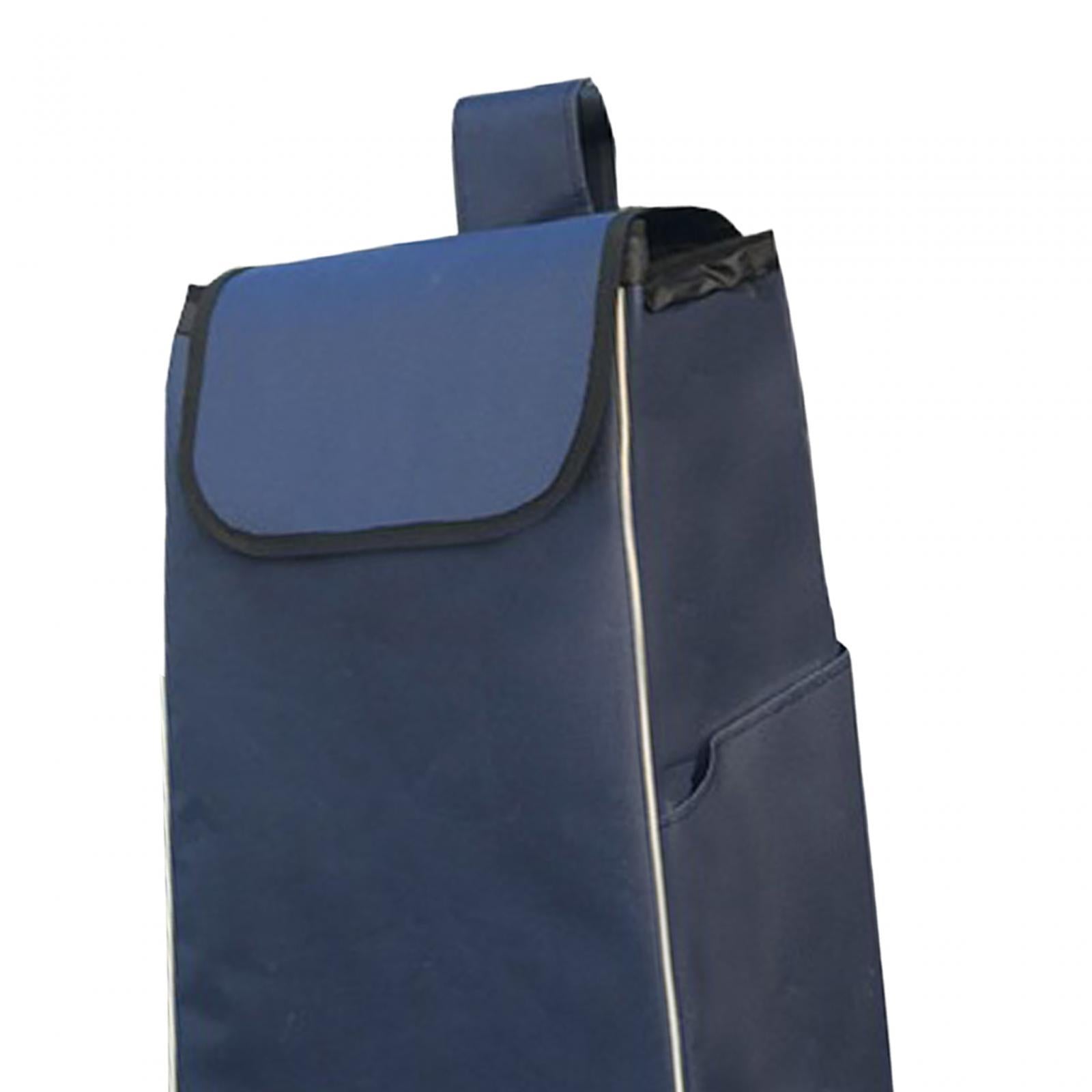 Shopping Cart Replacement Storage Bag Waterproof Durable Lightweight Folding Dark Blue Thickened