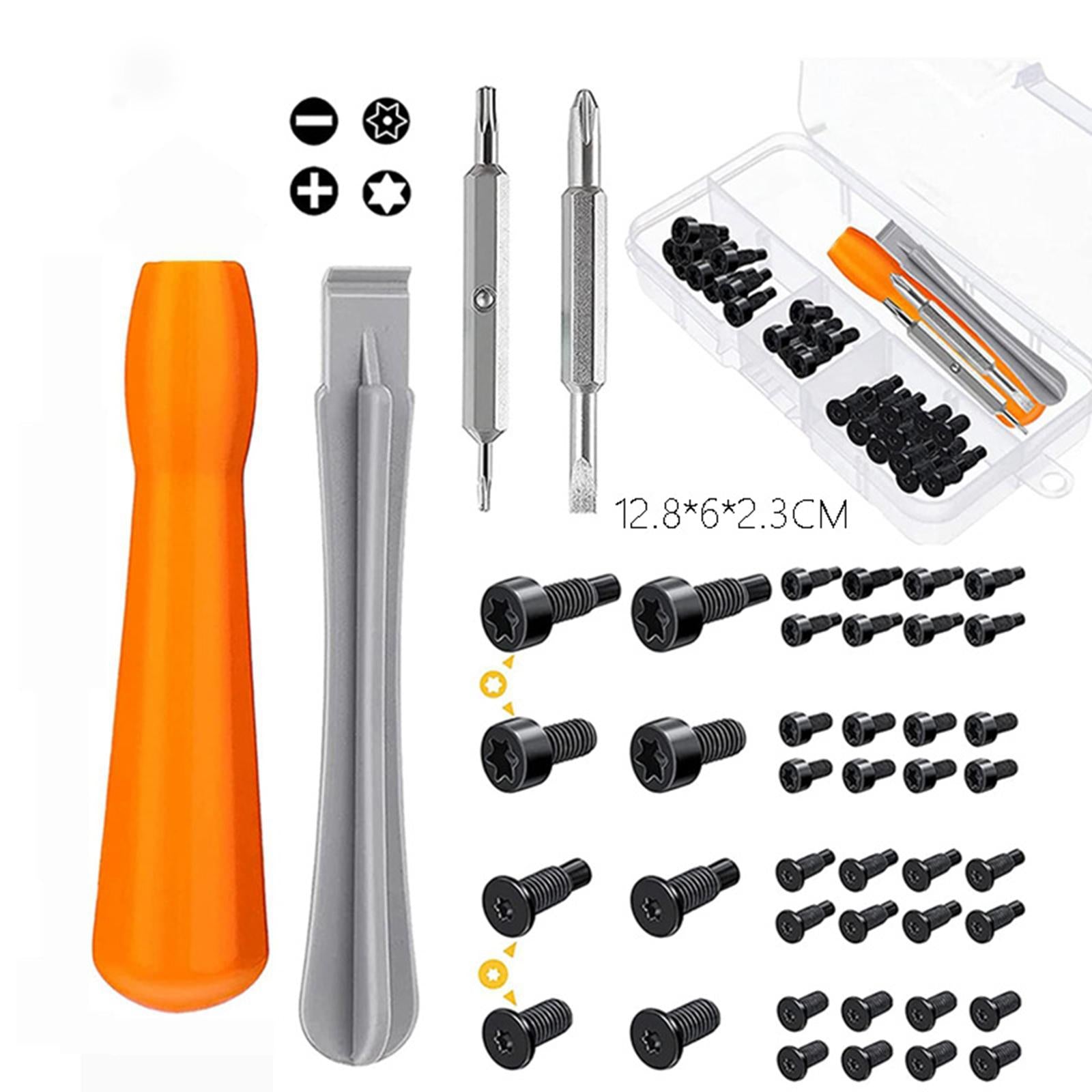 Mini Screwdriver Set 2 in 1 Hand Tool for Electronics Video Door Bell Repair 4pcs with 40 screws