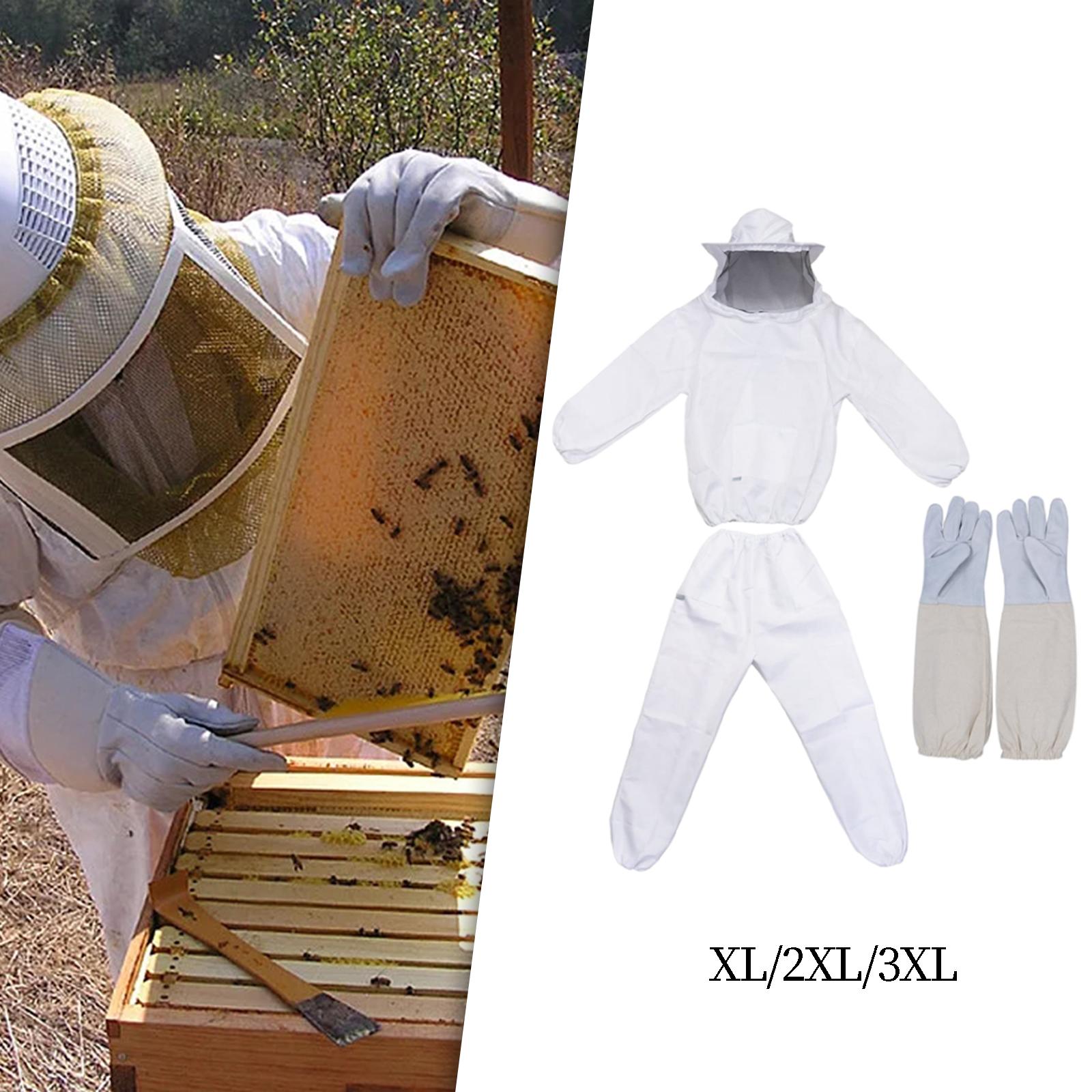 Beekeeper Costume Bee Keepers Suit Professional Full Body Beekeeping Clothes XL