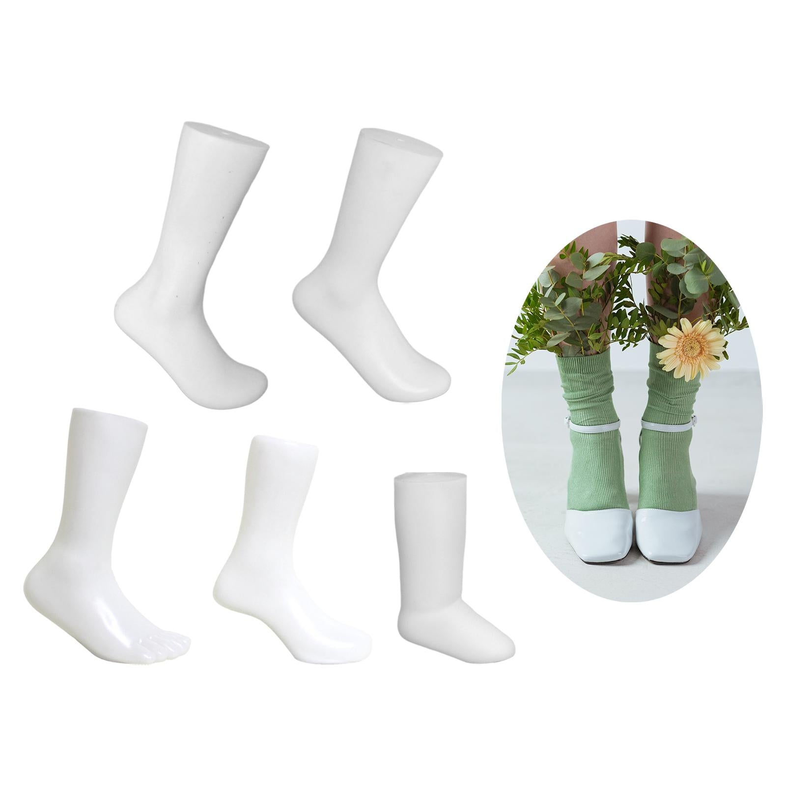 Sock Model Shoes Display Props Foot Sock Display Model for Shop Retail Shoes Man
