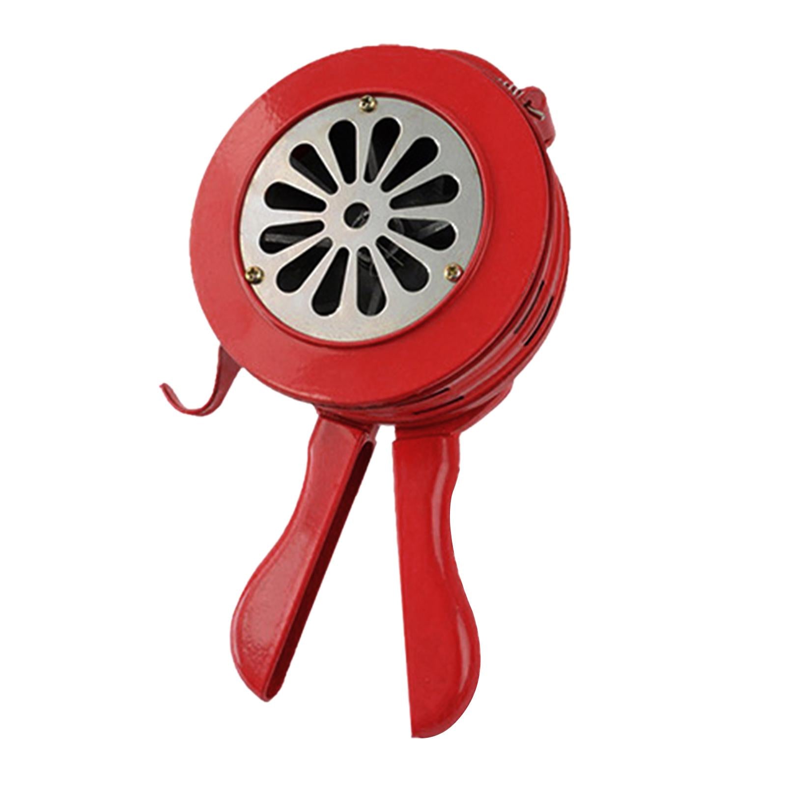Manual Hand Crank Loud 550Hz Air ALARMS Alarm for Factories Port Flood Control Red