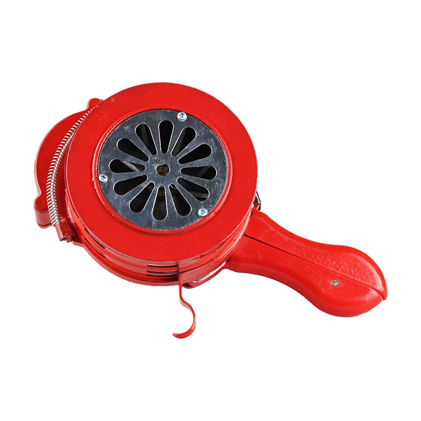 Manual Hand Crank Loud 550Hz Air ALARMS Alarm for Factories Port Flood Control Red
